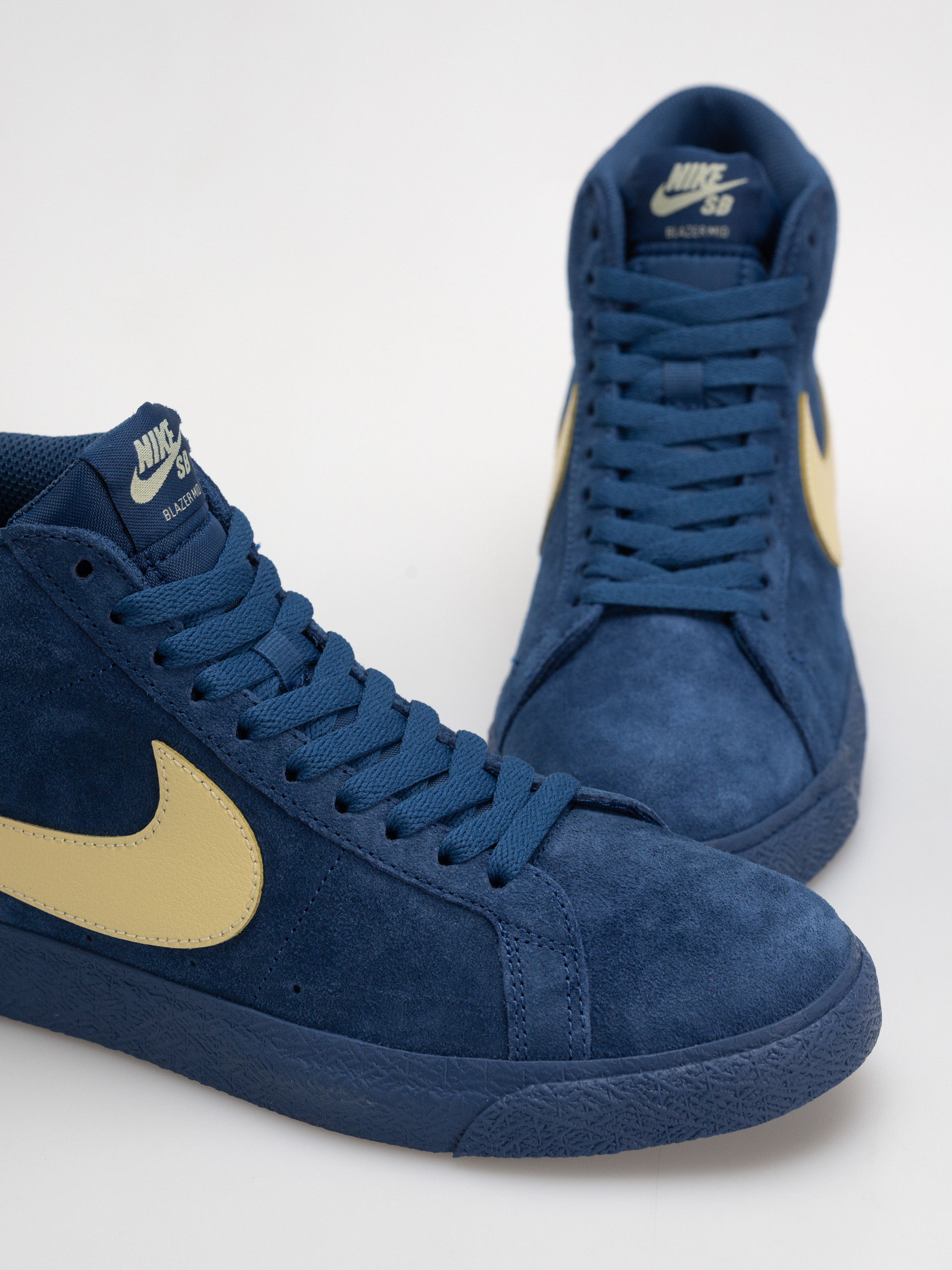 Topánky Nike SB Zoom Blazer Mid (coastal blue/pale yellow coastal blue)