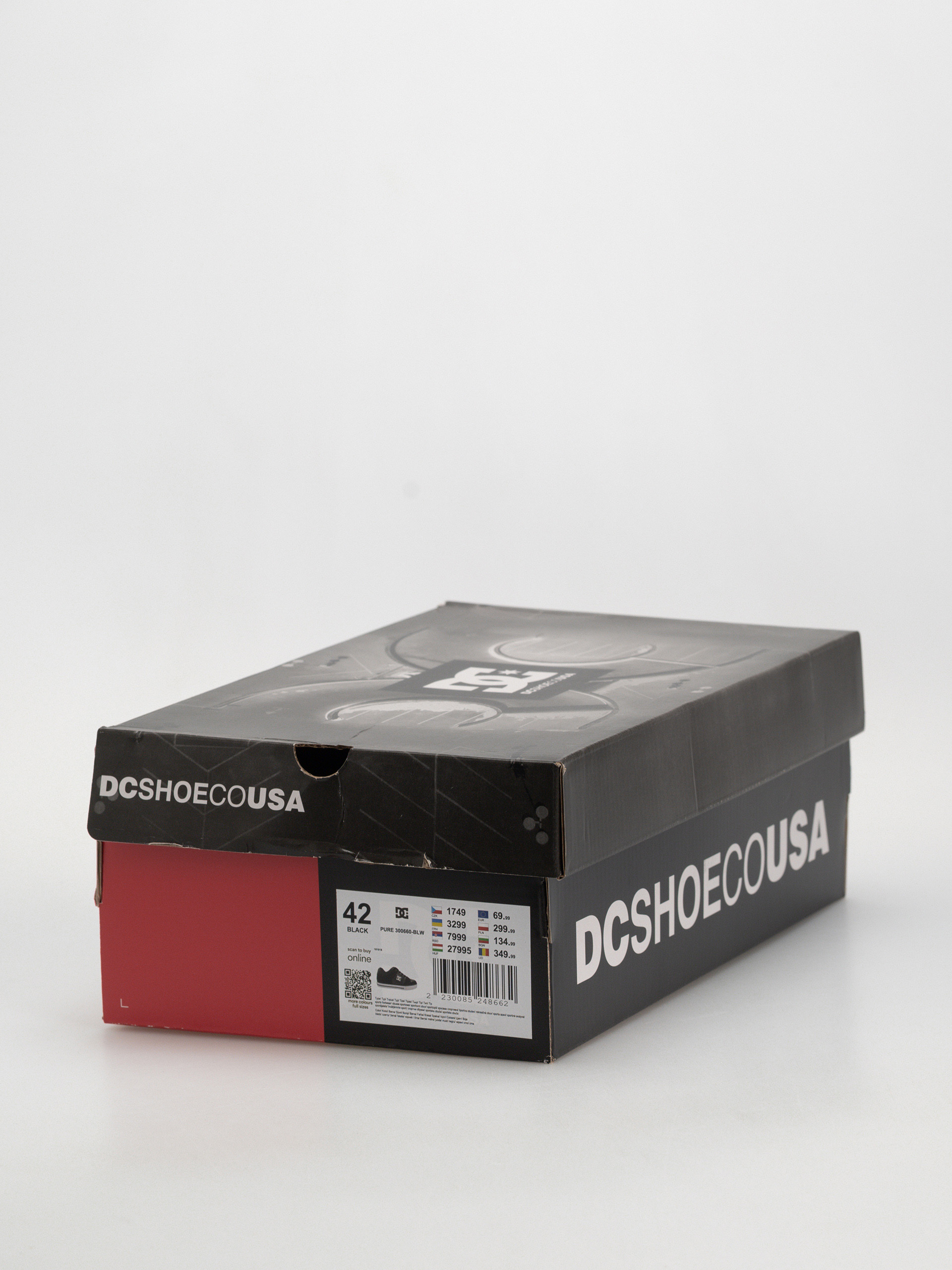 Topánky DC Pure (black/black/white)
