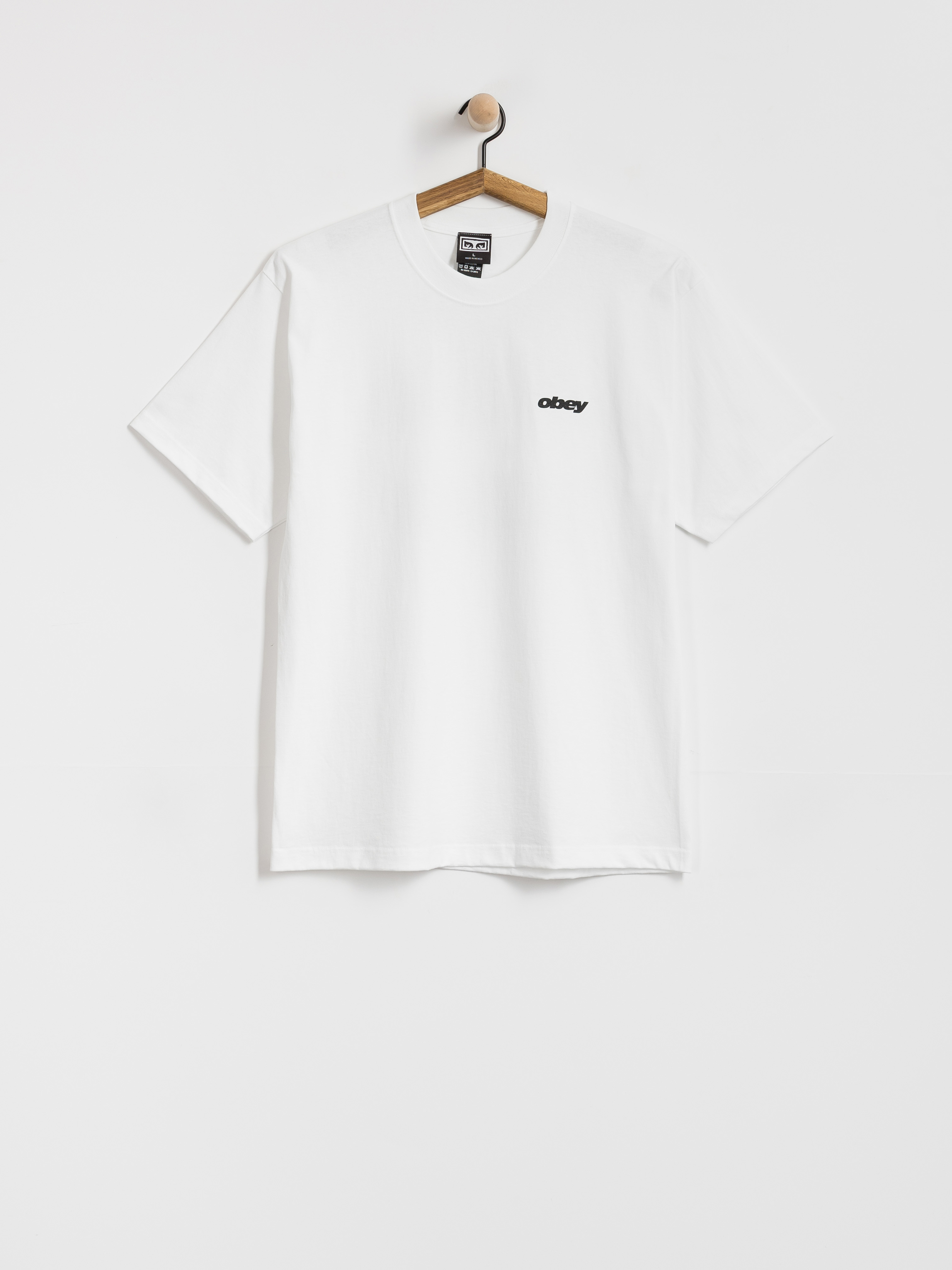 Tričko OBEY Intercontinental (white)