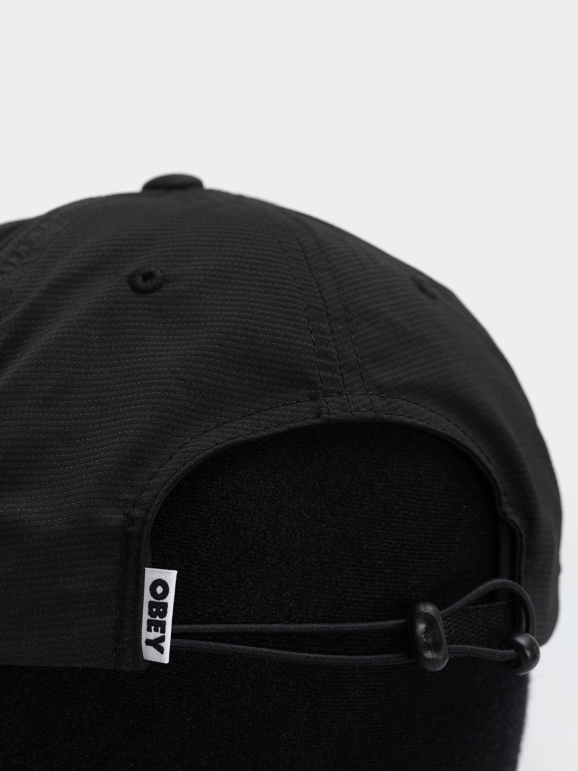 Šiltovka OBEY Stride 5 Panel (black)