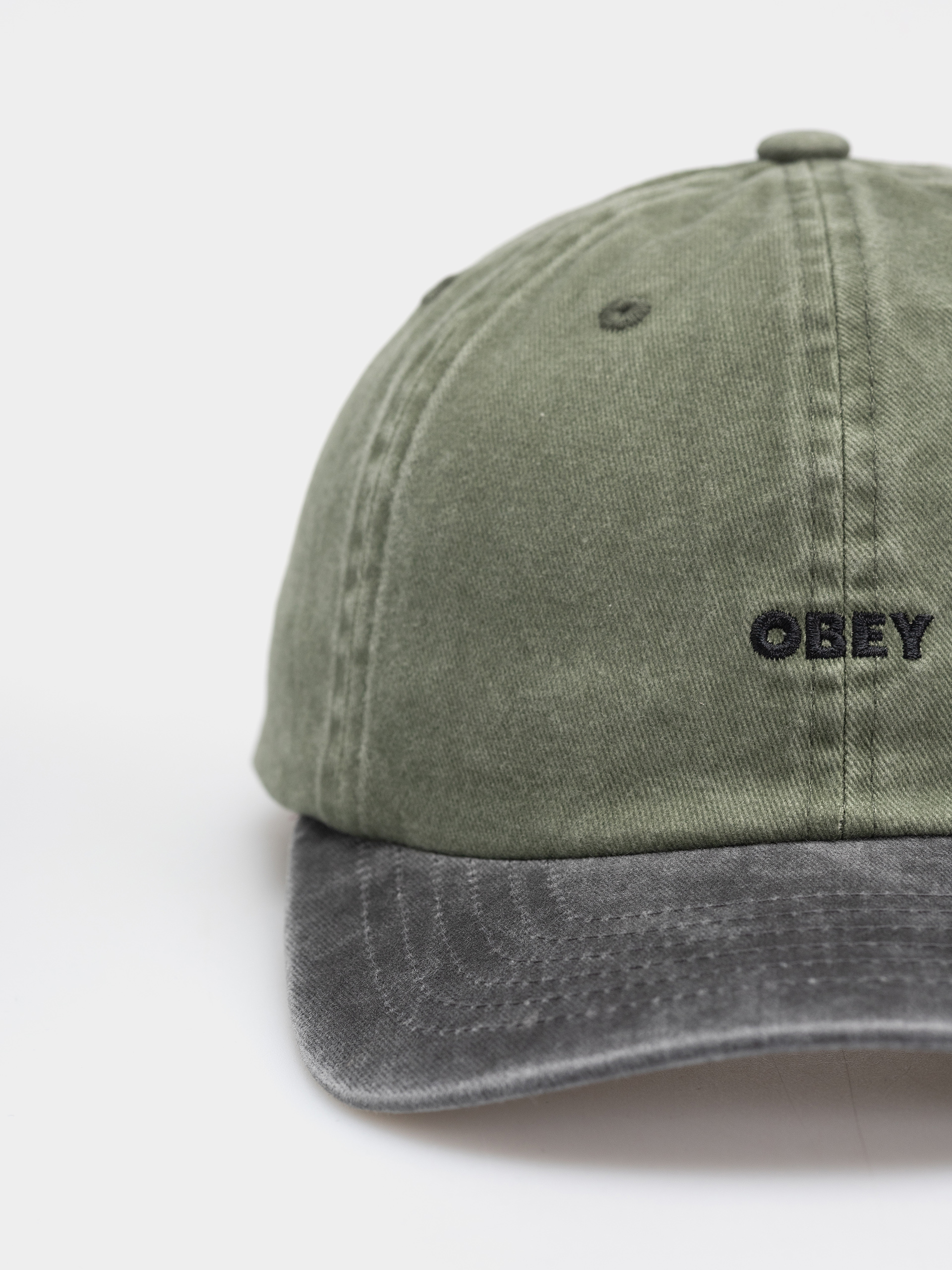 Šiltovka OBEY Pigment Bold 6 Panel (pigment olive multi)