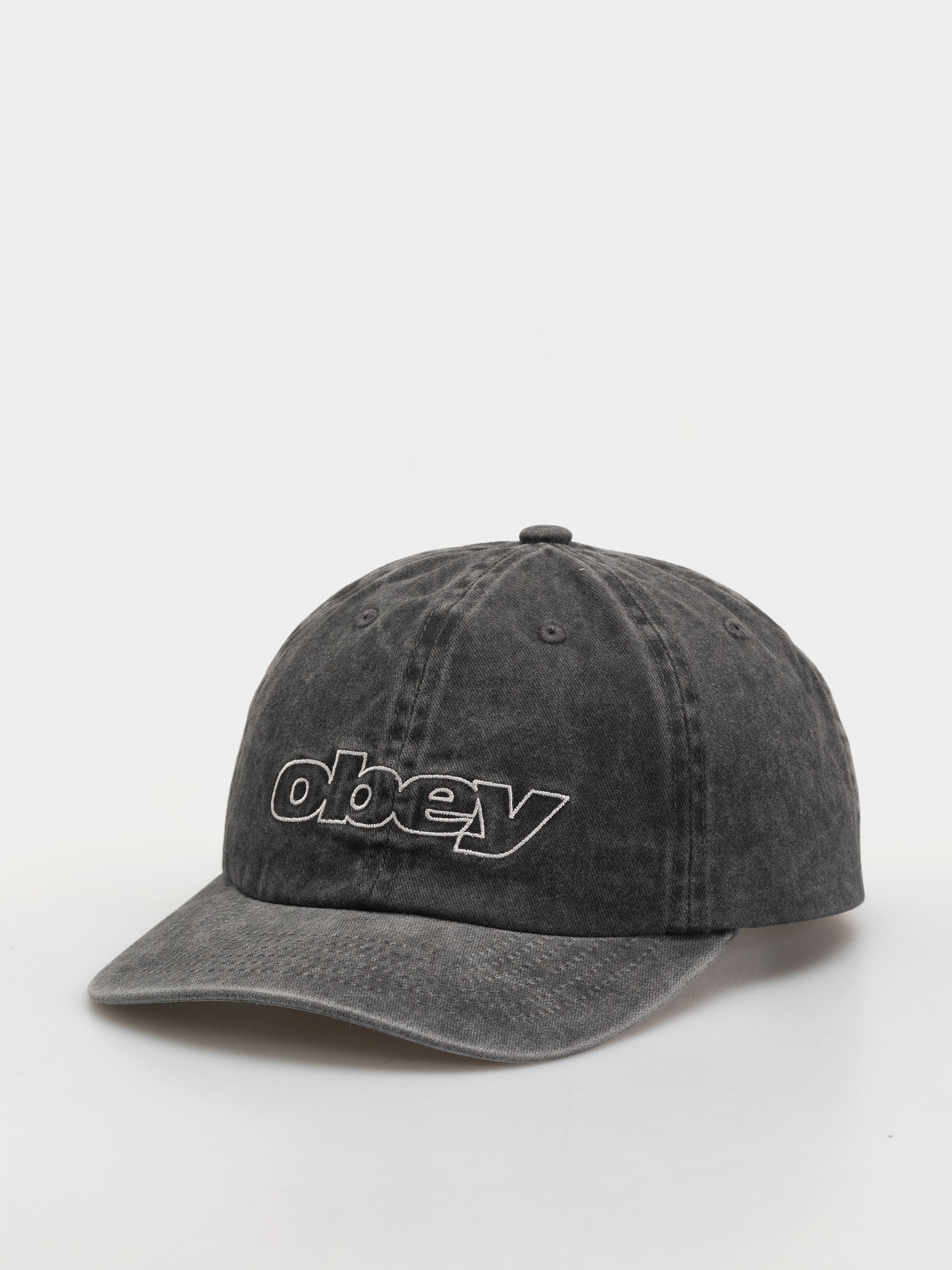 Šiltovka OBEY Pigment Outline Delta 6 Panel (pigment black)
