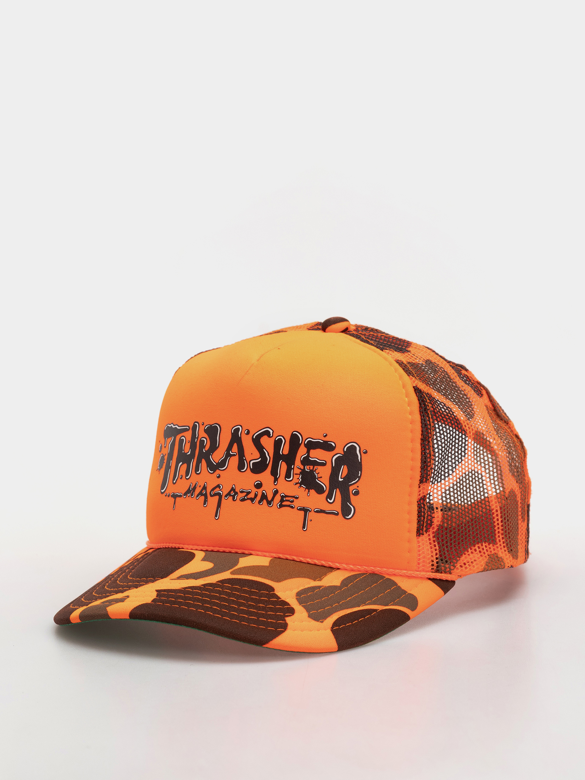Šiltovka Thrasher Wet Paint Trucker (orange camo)