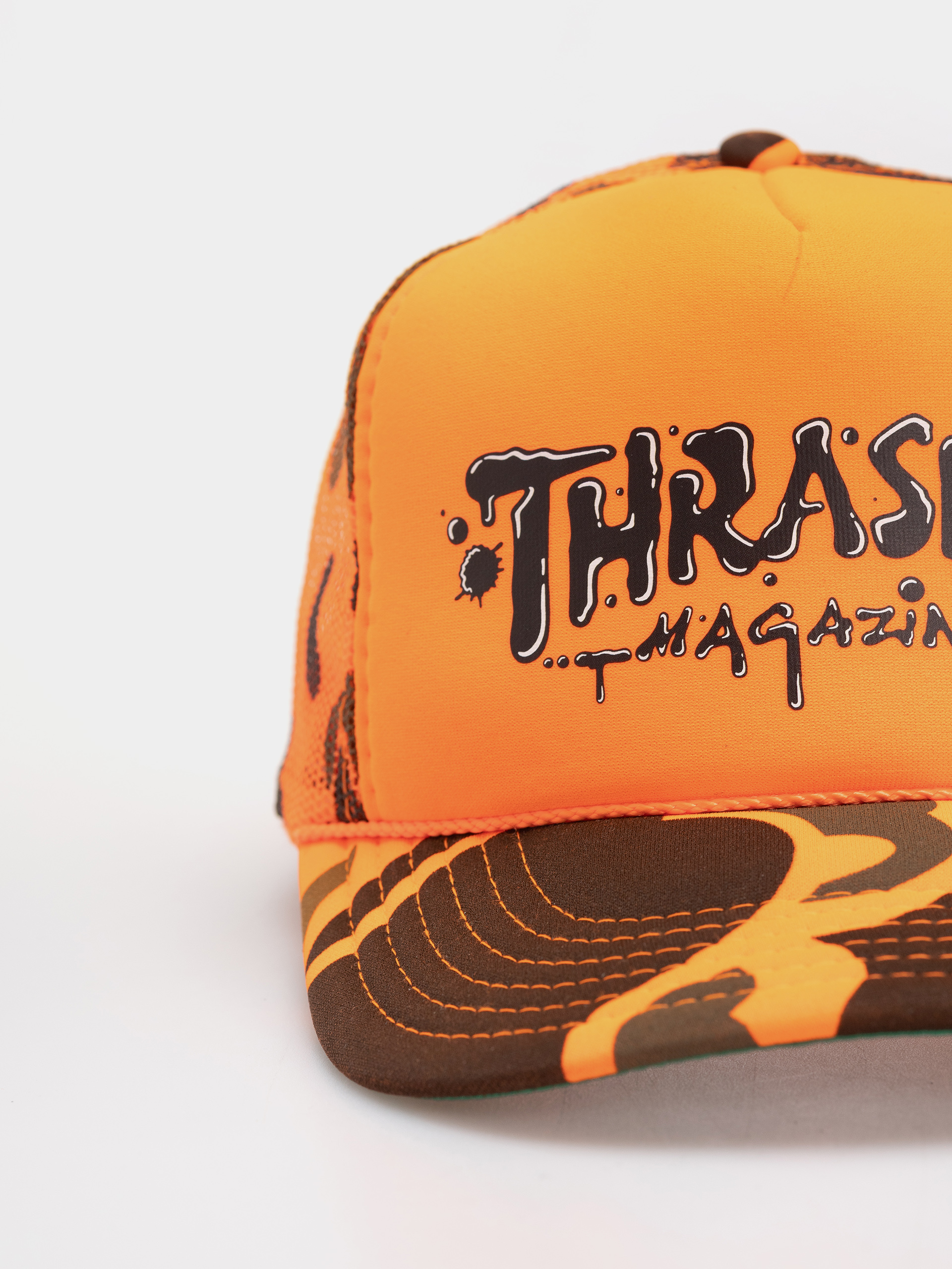 Šiltovka Thrasher Wet Paint Trucker (orange camo)