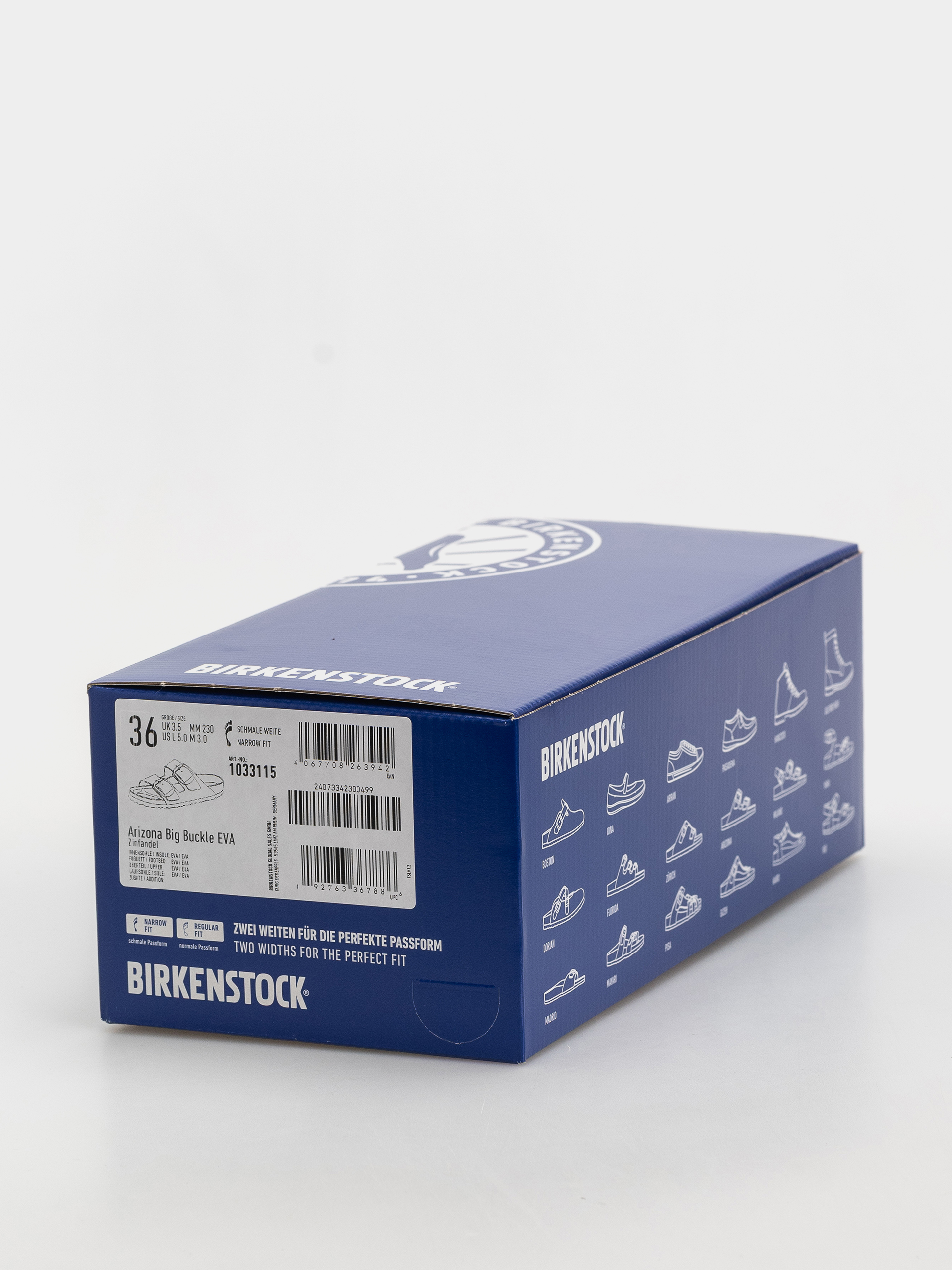 Šľapky Birkenstock Arizona Big Buckle EVA Narrow Wmn (zinfandel)