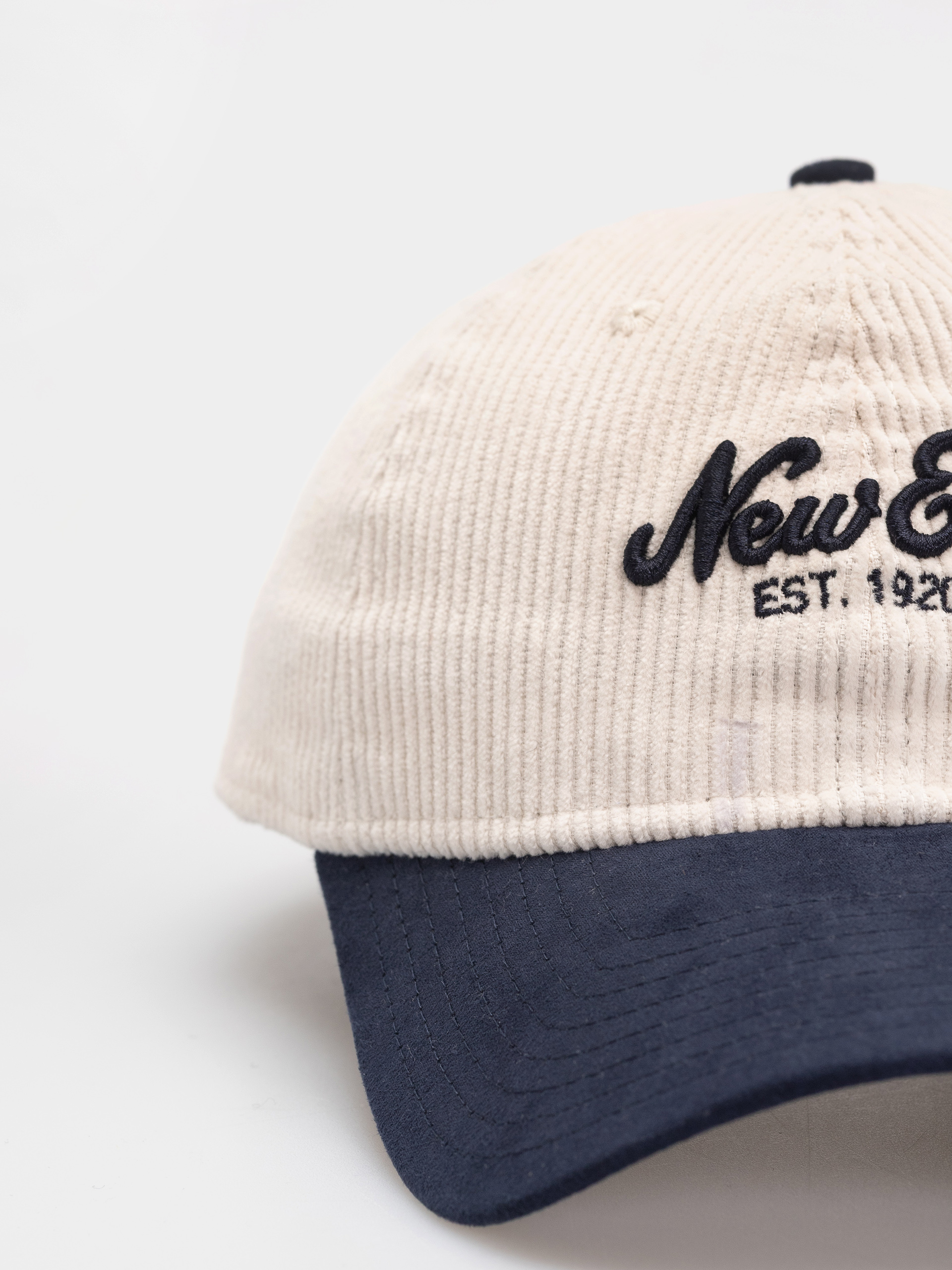 Šiltovka New Era Cord Mix 9Twenty (cream/navy)