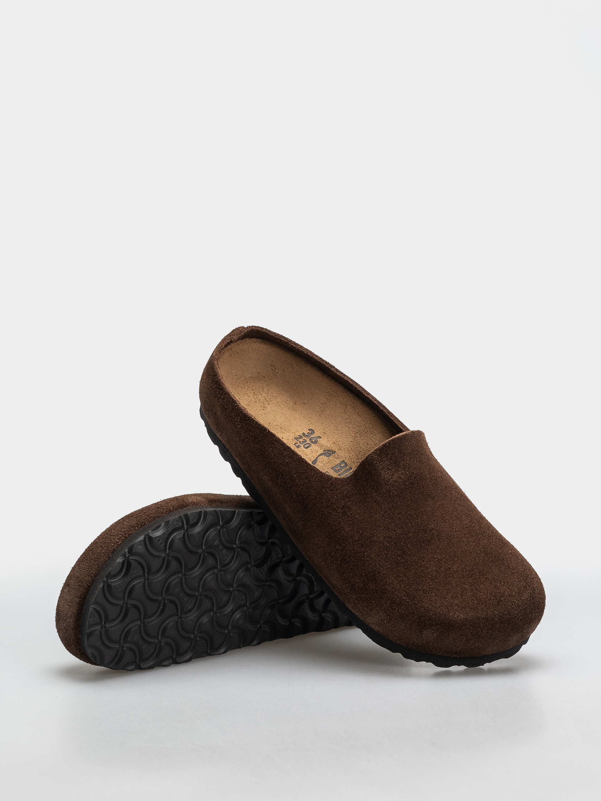Šľapky Birkenstock Amsterdam Wrapped Suede Leather Narrow (carafe)
