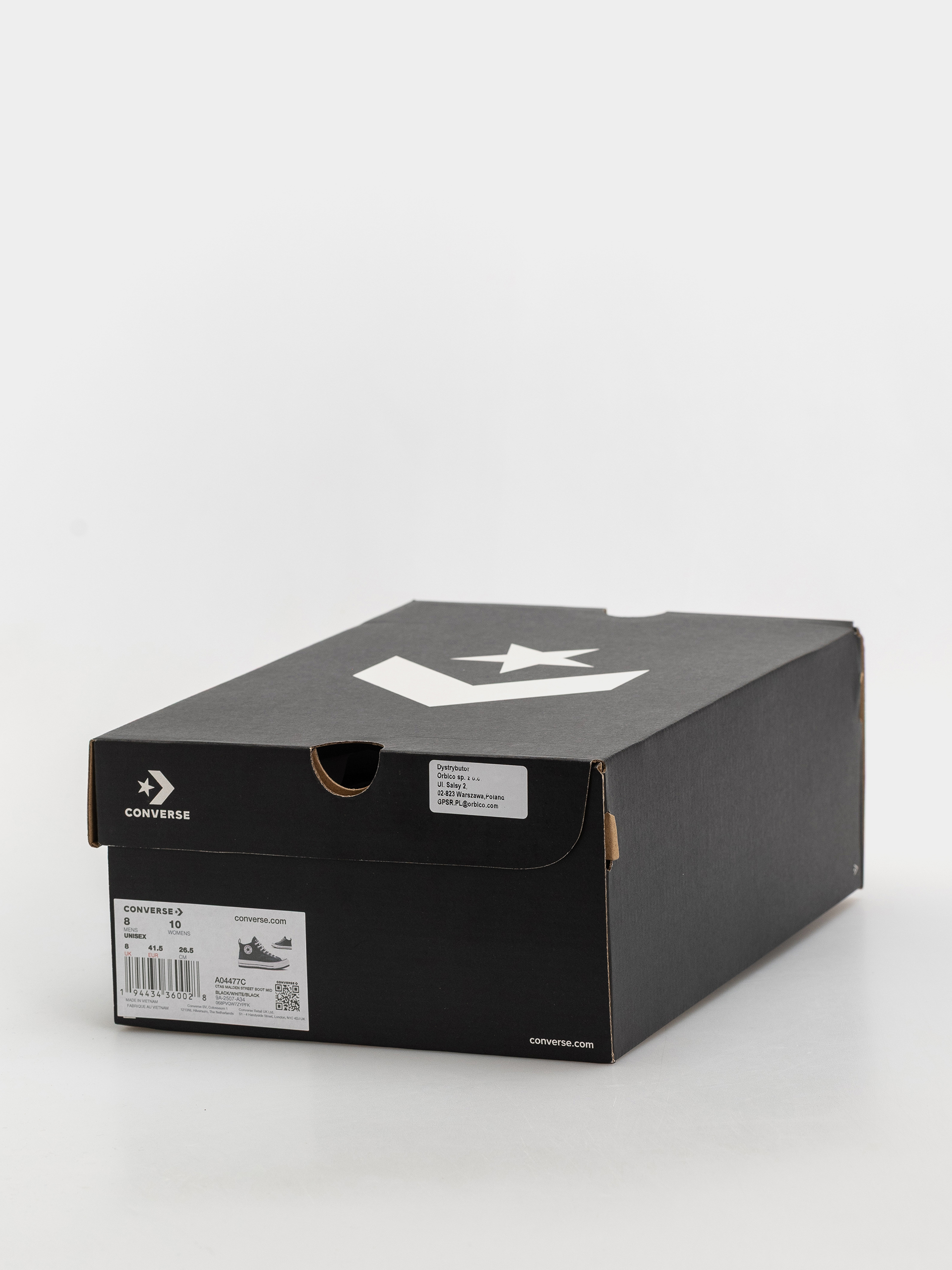 Topánky Converse Chuck Taylor All Star Malden Street Boot Mid (black/black)