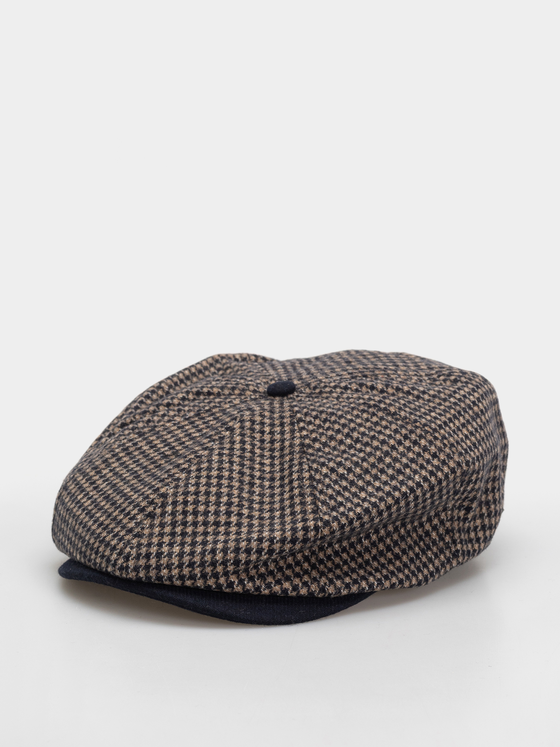 Klobúk so šiltom Brixton Brood Snap Cap (navy/sand houndstooth)