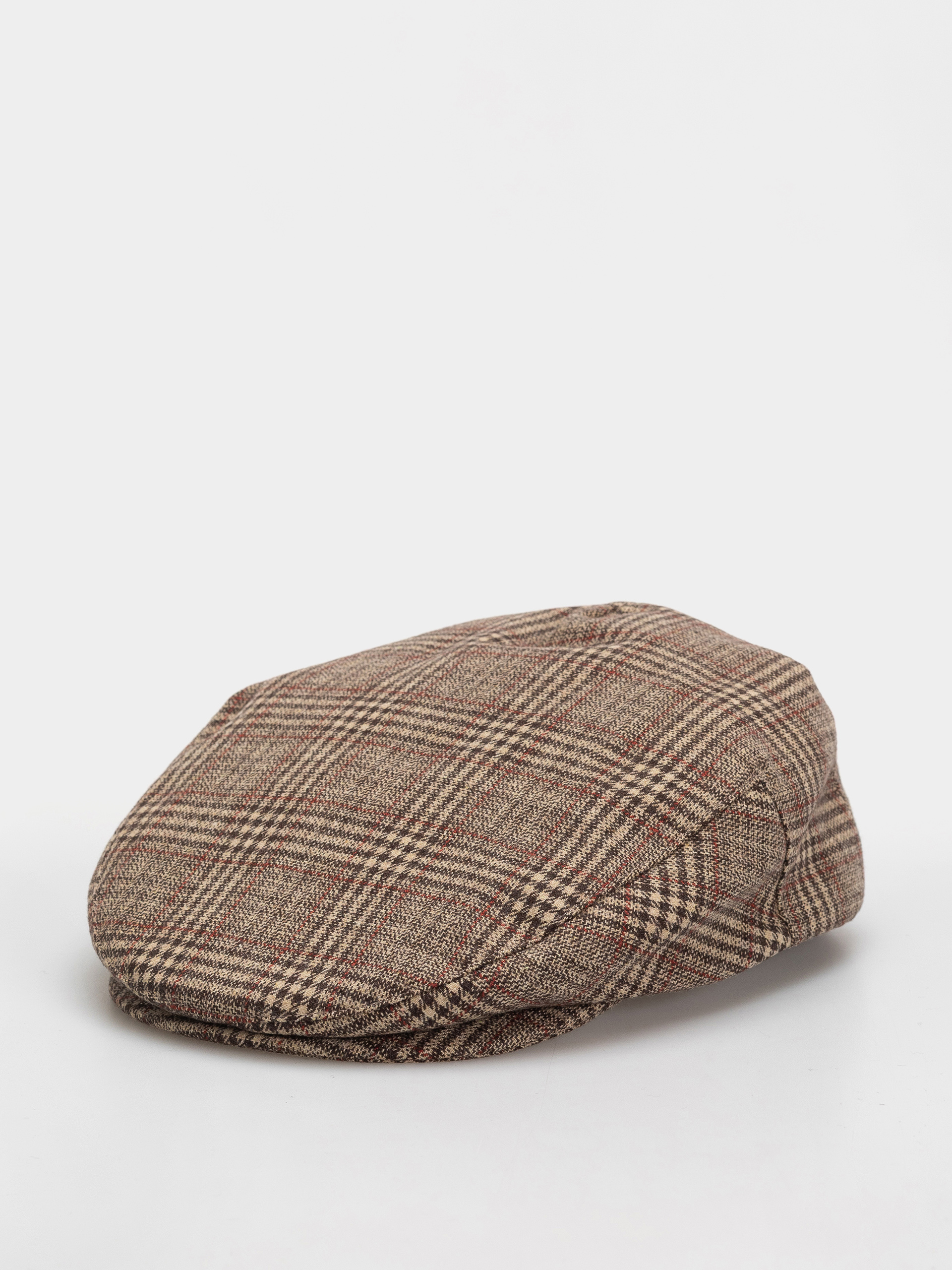 Klobúk so šiltom Brixton Hooligan Snap Cap (brown/tan/red plaid)