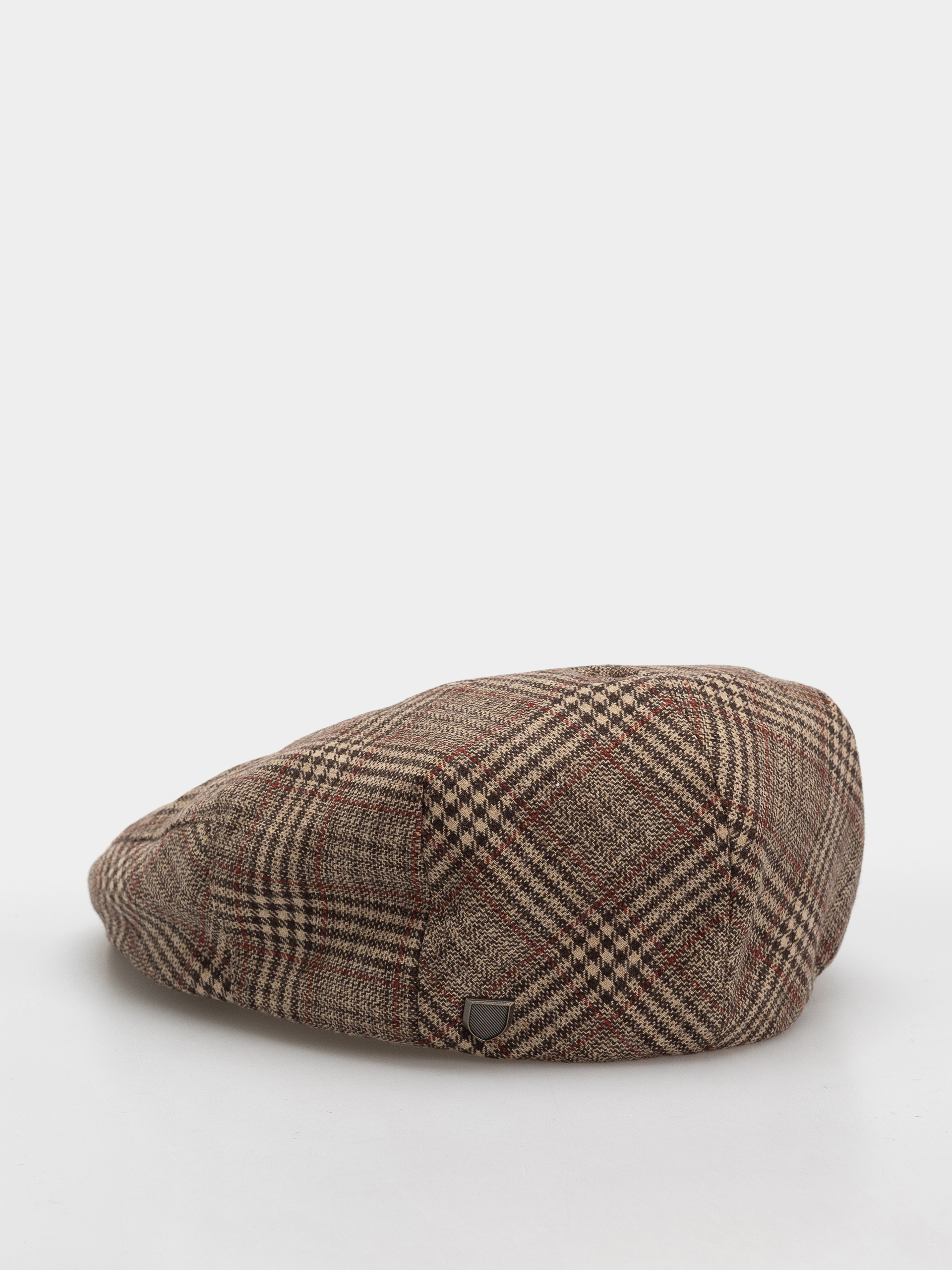 Klobúk so šiltom Brixton Hooligan Snap Cap (brown/tan/red plaid)