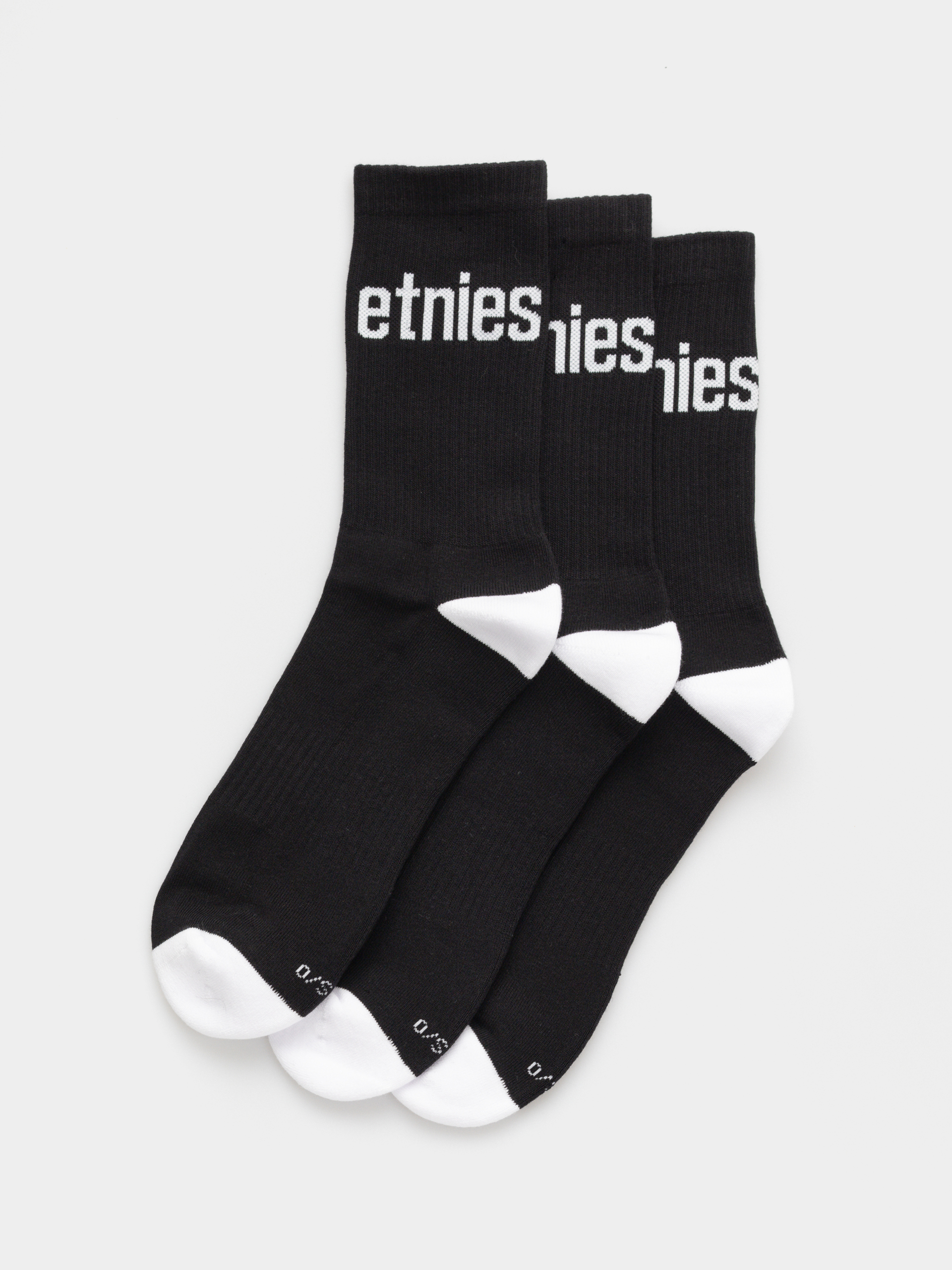 Ponou017eky Etnies Wordmark Sock 3 Pack (black)