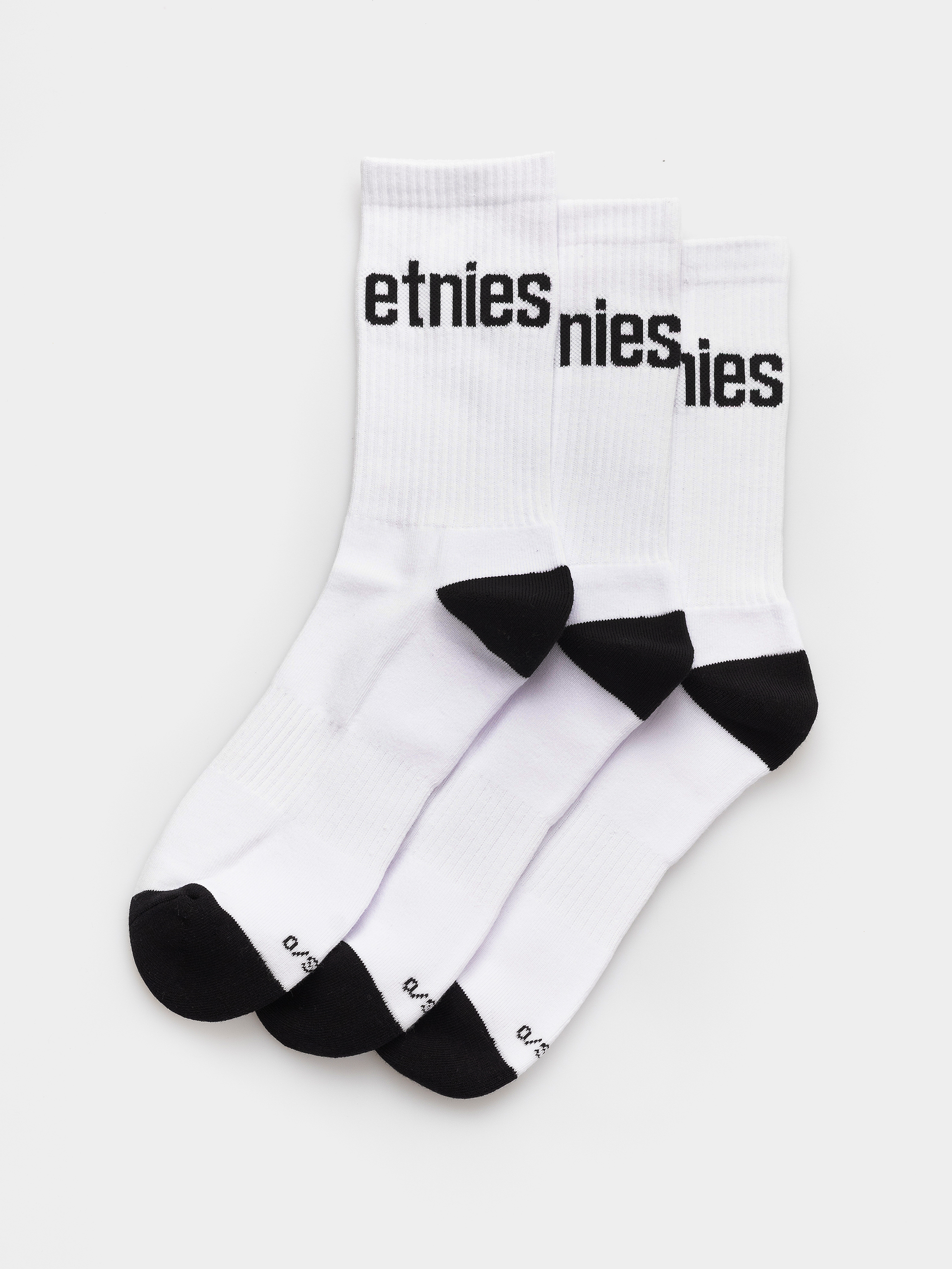 Ponožky Etnies Wordmark Sock 3 Pack (white)