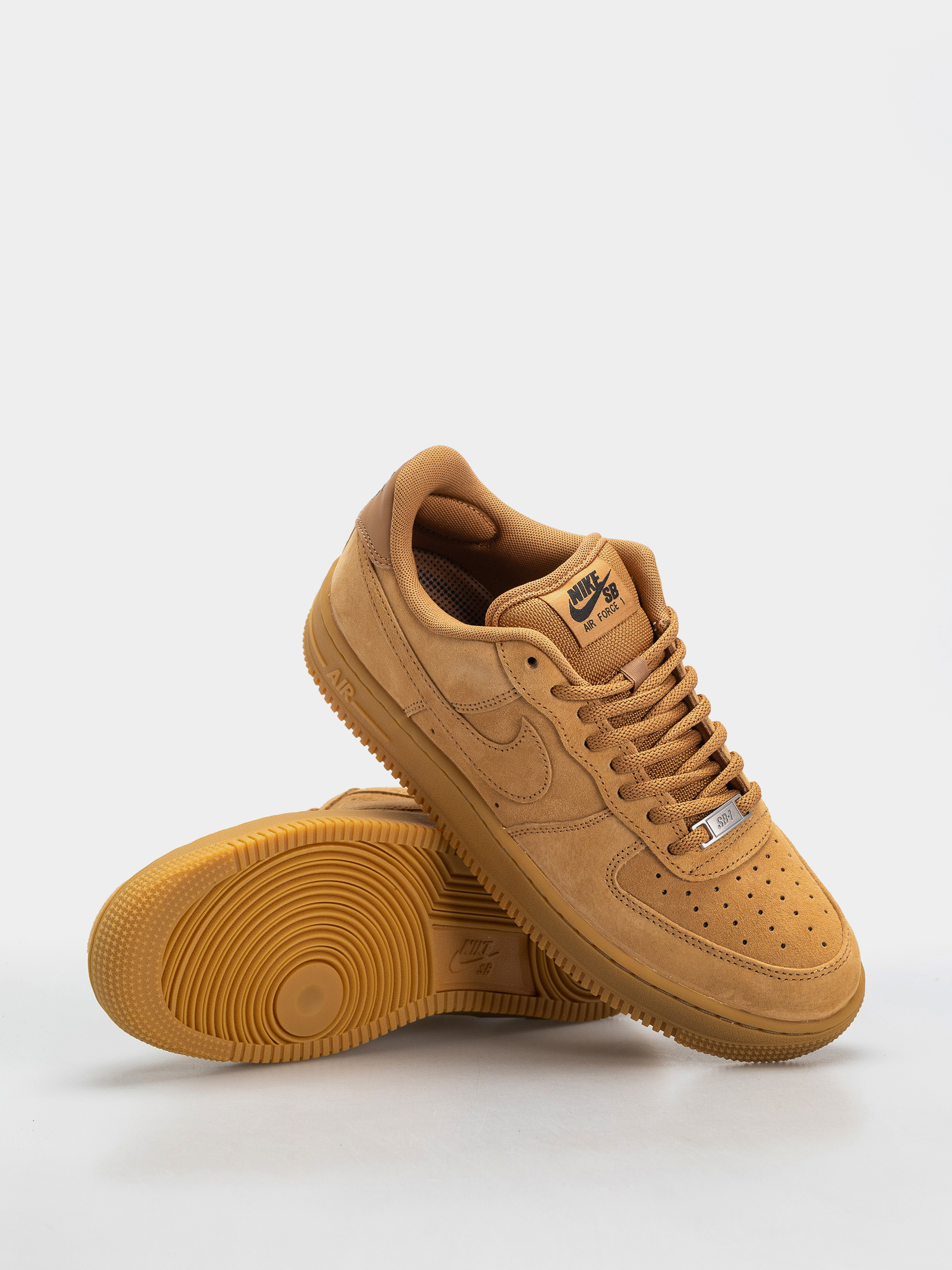 Topánky Nike SB Air Force 1 (flax/flax/black/gum light brown)
