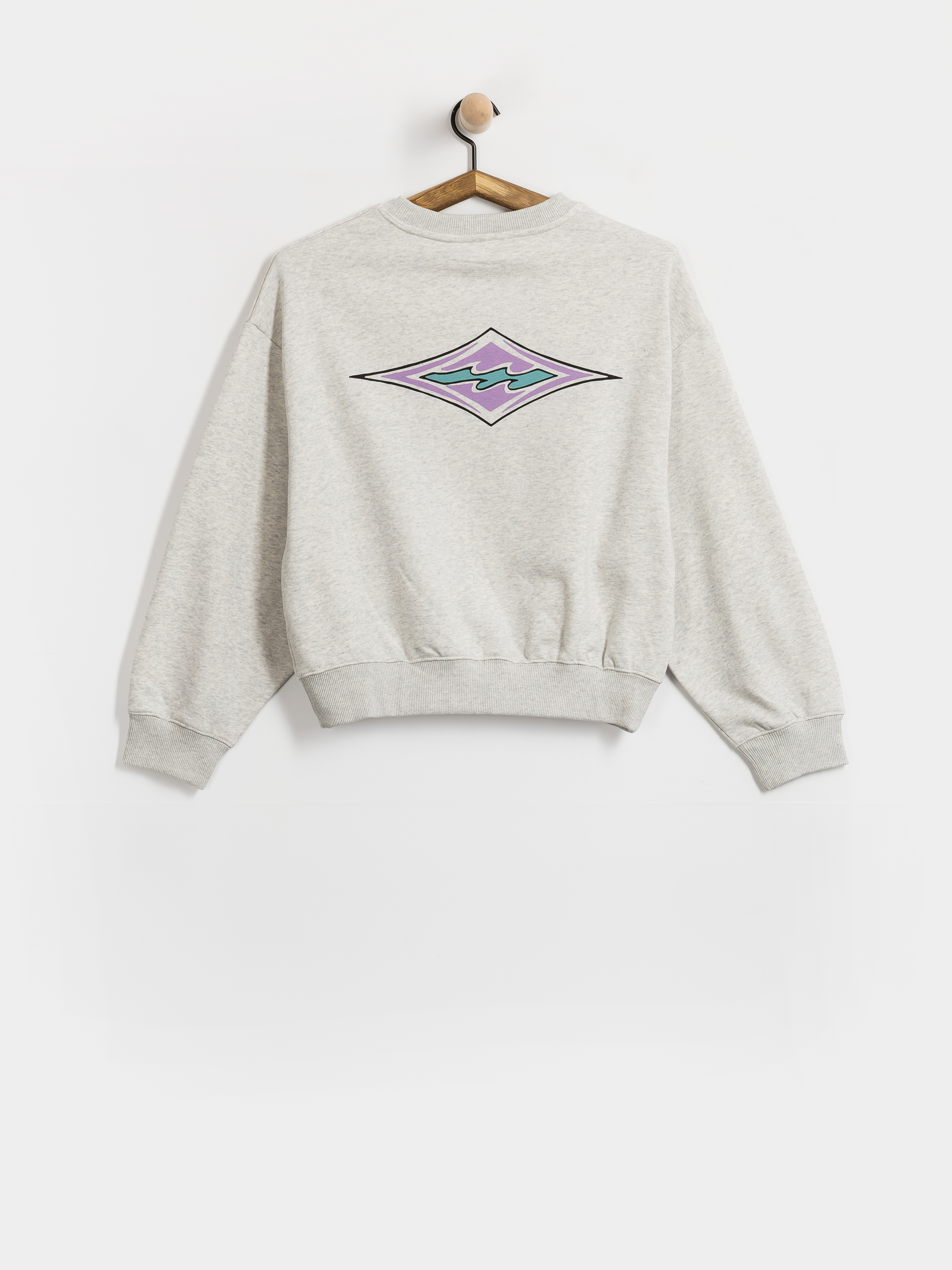 Mikina Billabong Heritage Crew Wmn (grey heather)