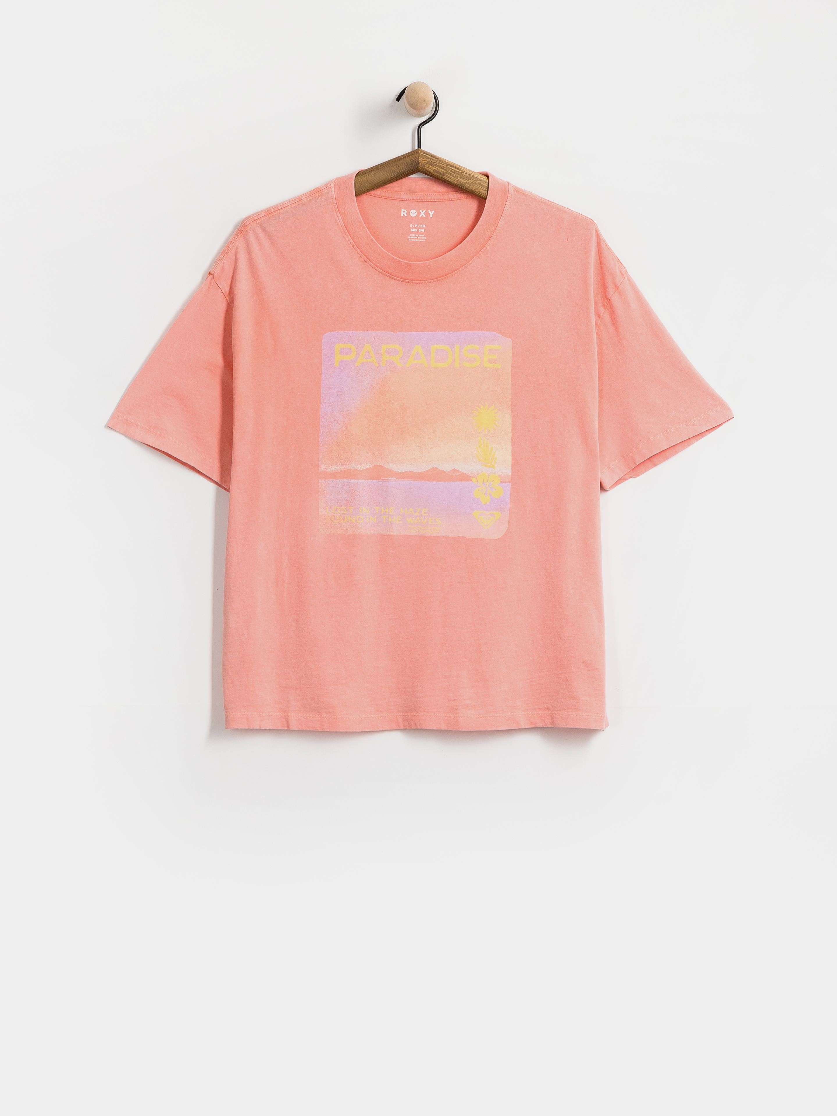 Tričko Roxy Talloversize Washed Wmn (camellia)