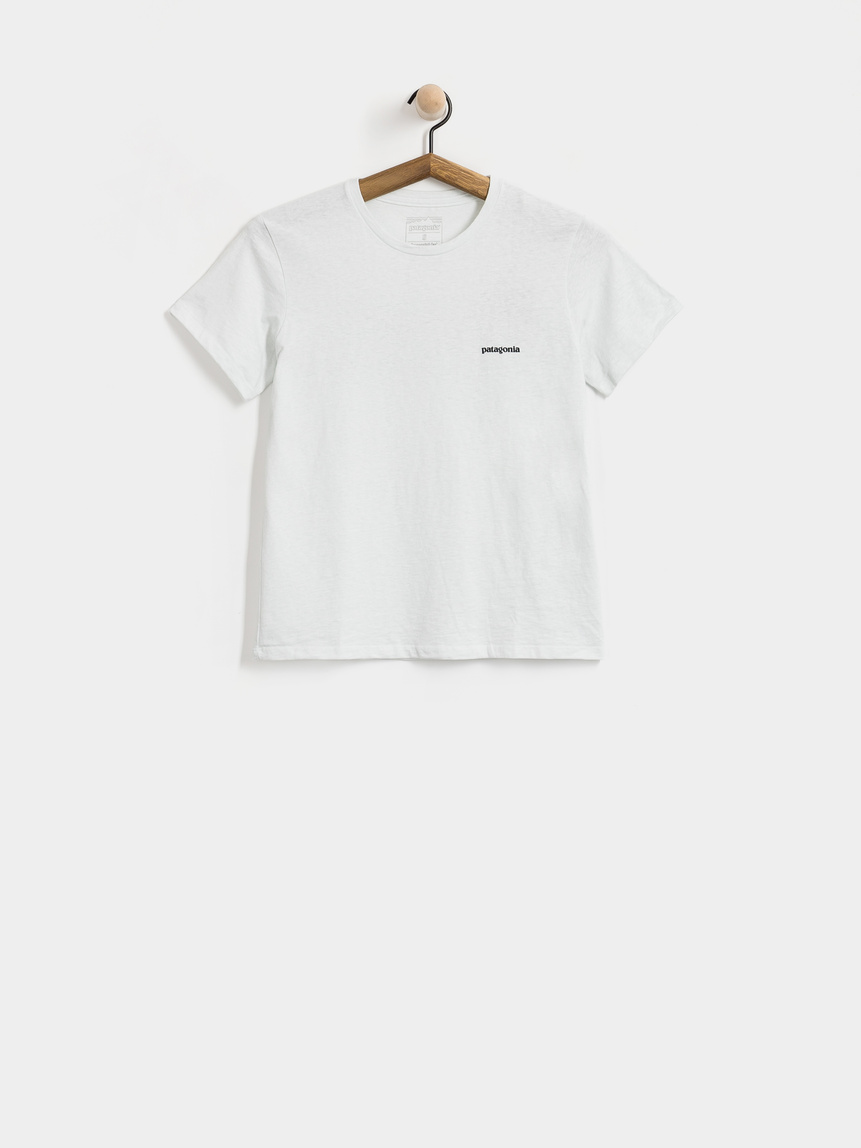 Tričko Patagonia P 6 Logo Responsibili Wmn (fiber white)
