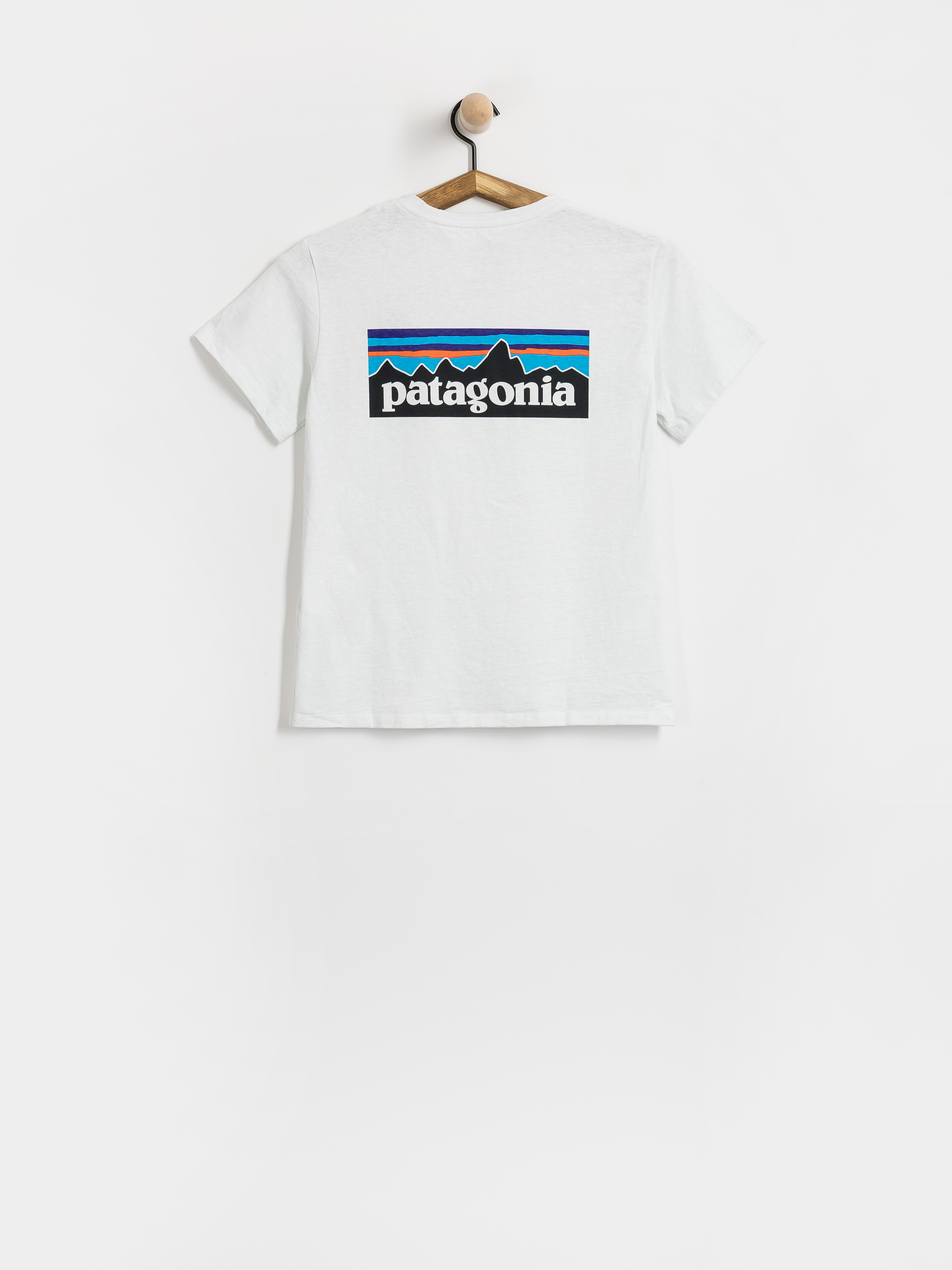 Tričko Patagonia P 6 Logo Responsibili Wmn (fiber white)
