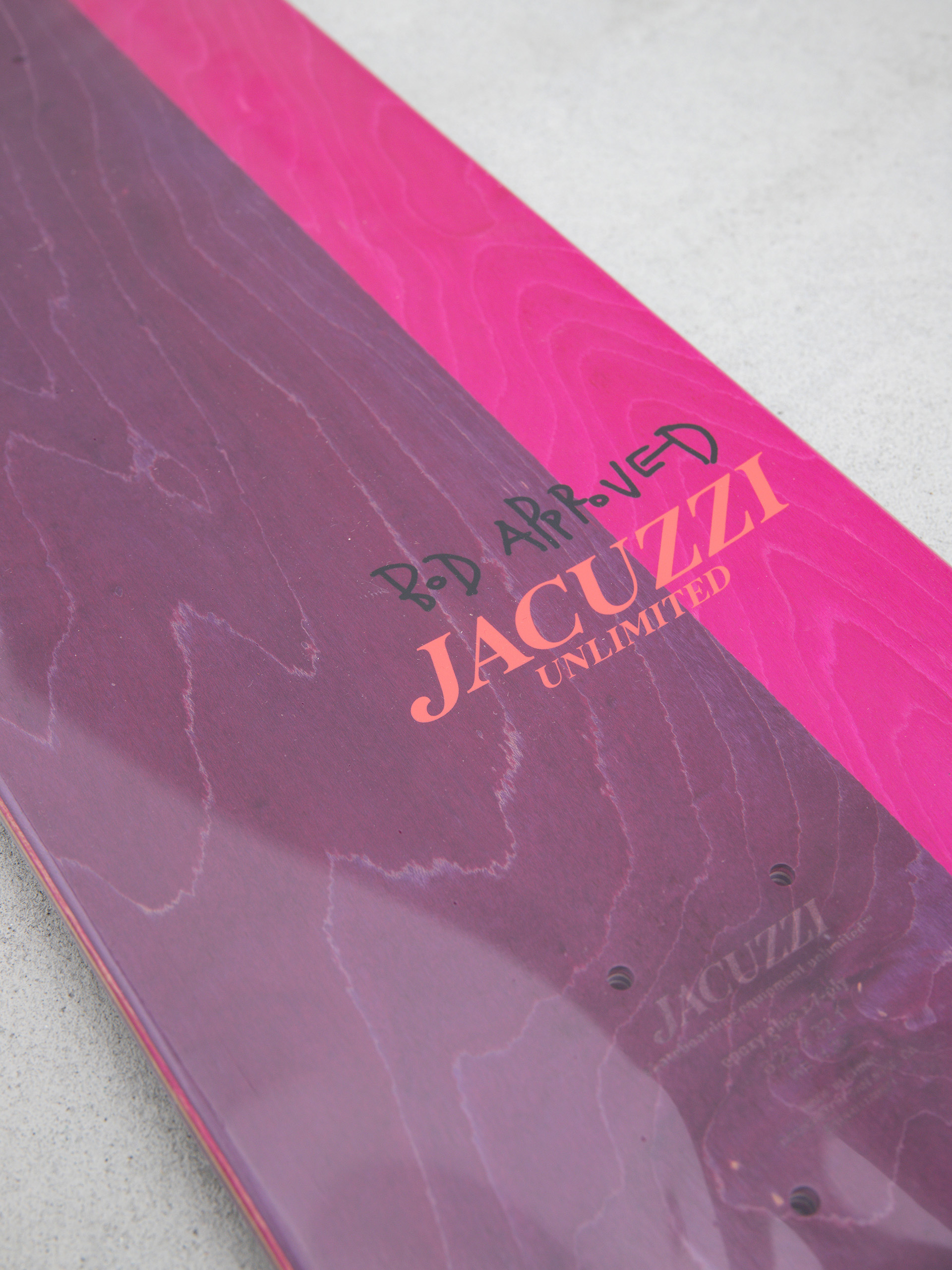 Doska Jacuzzi Koi Logo (black)