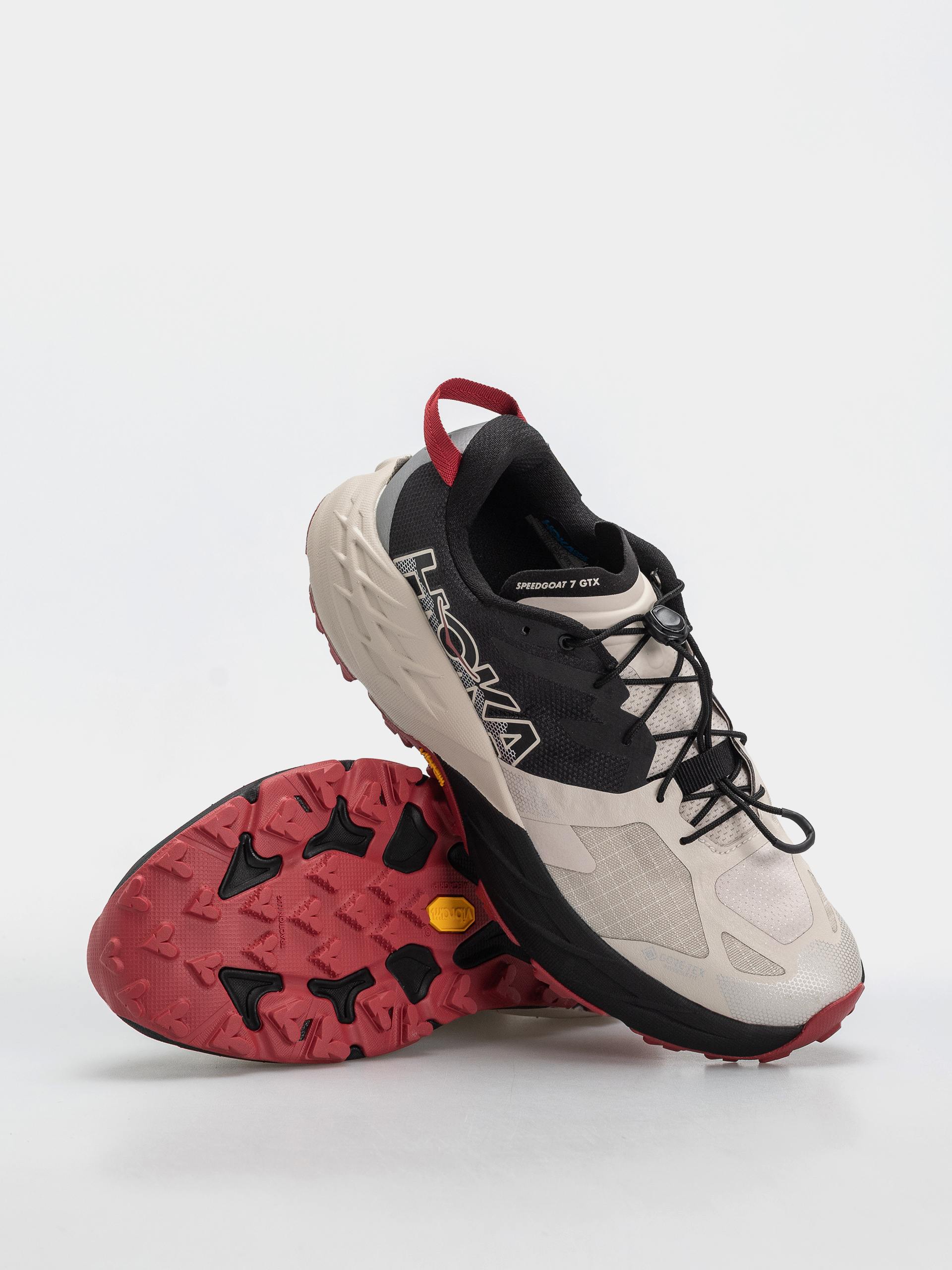 Topánky Hoka Speedgoat 7 GTX (black/river rock grey)