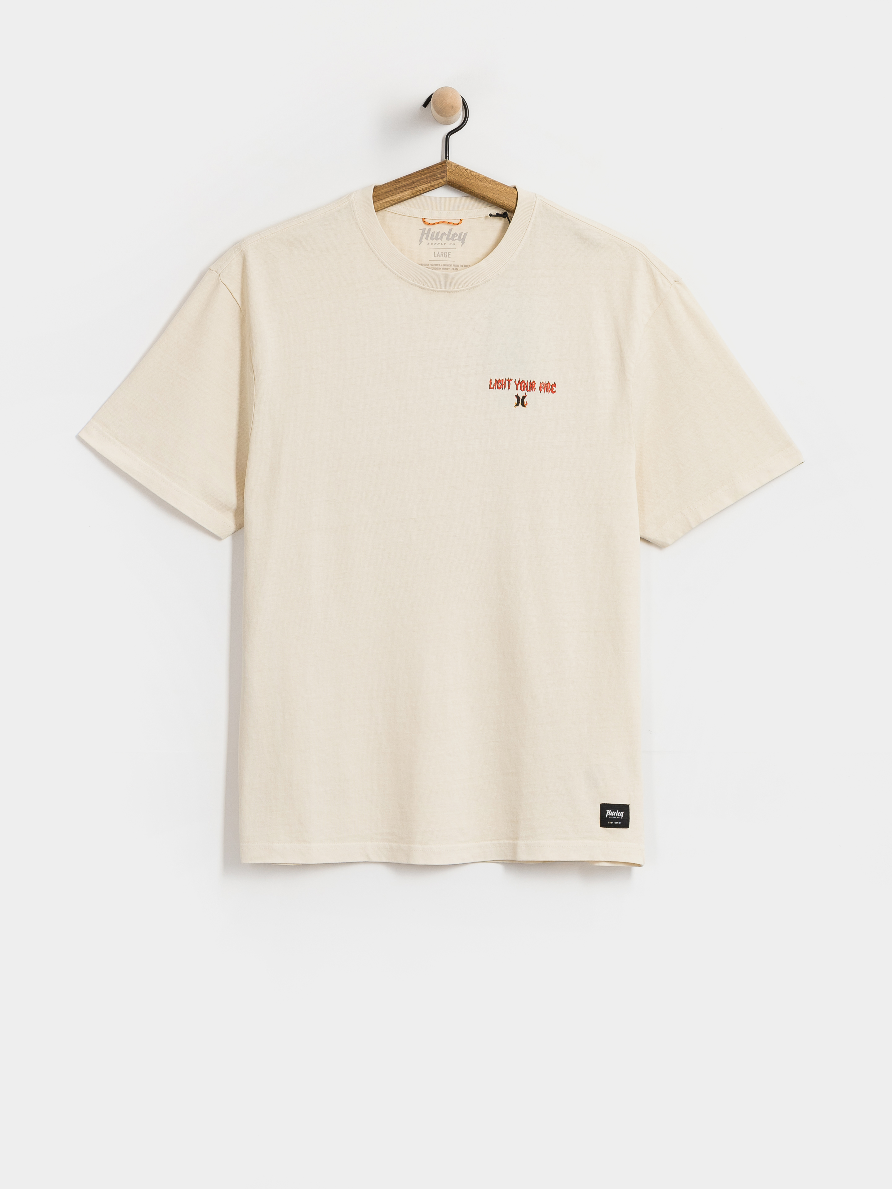 Tričko Hurley Built Fire Peace (white)