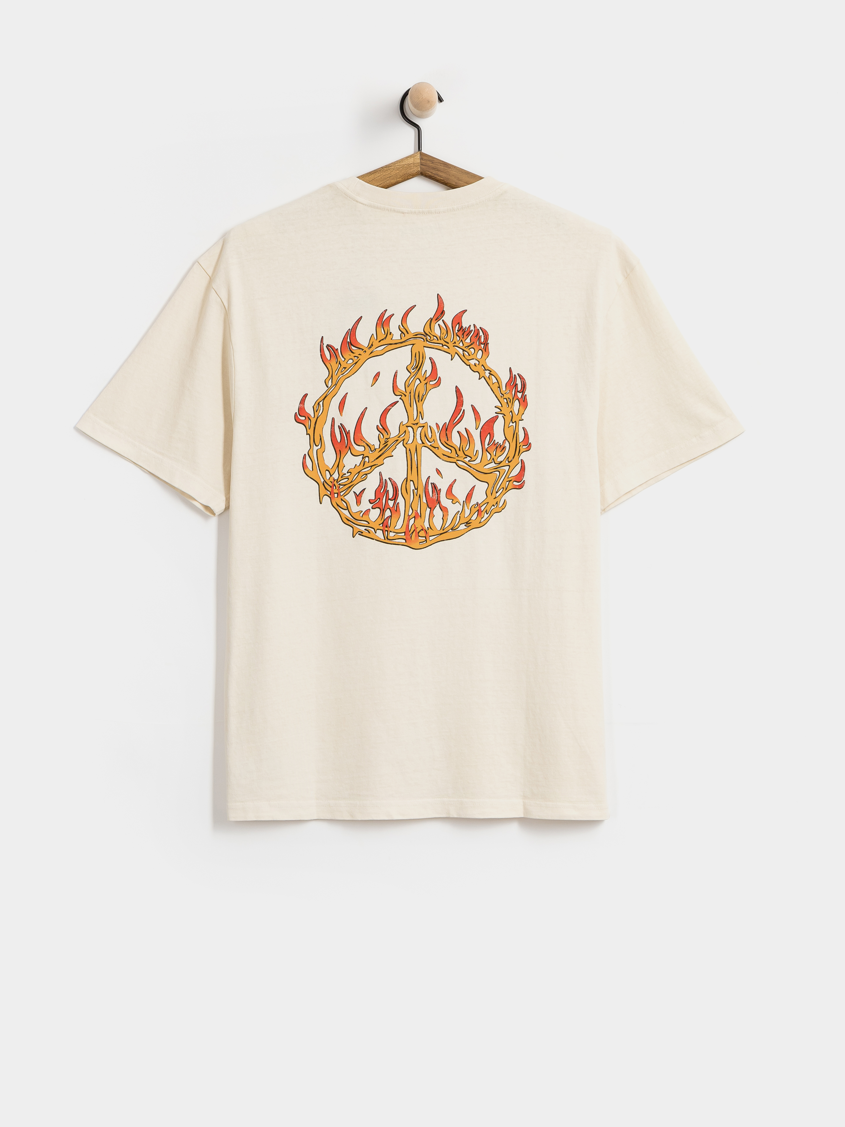 Tričko Hurley Built Fire Peace (white)