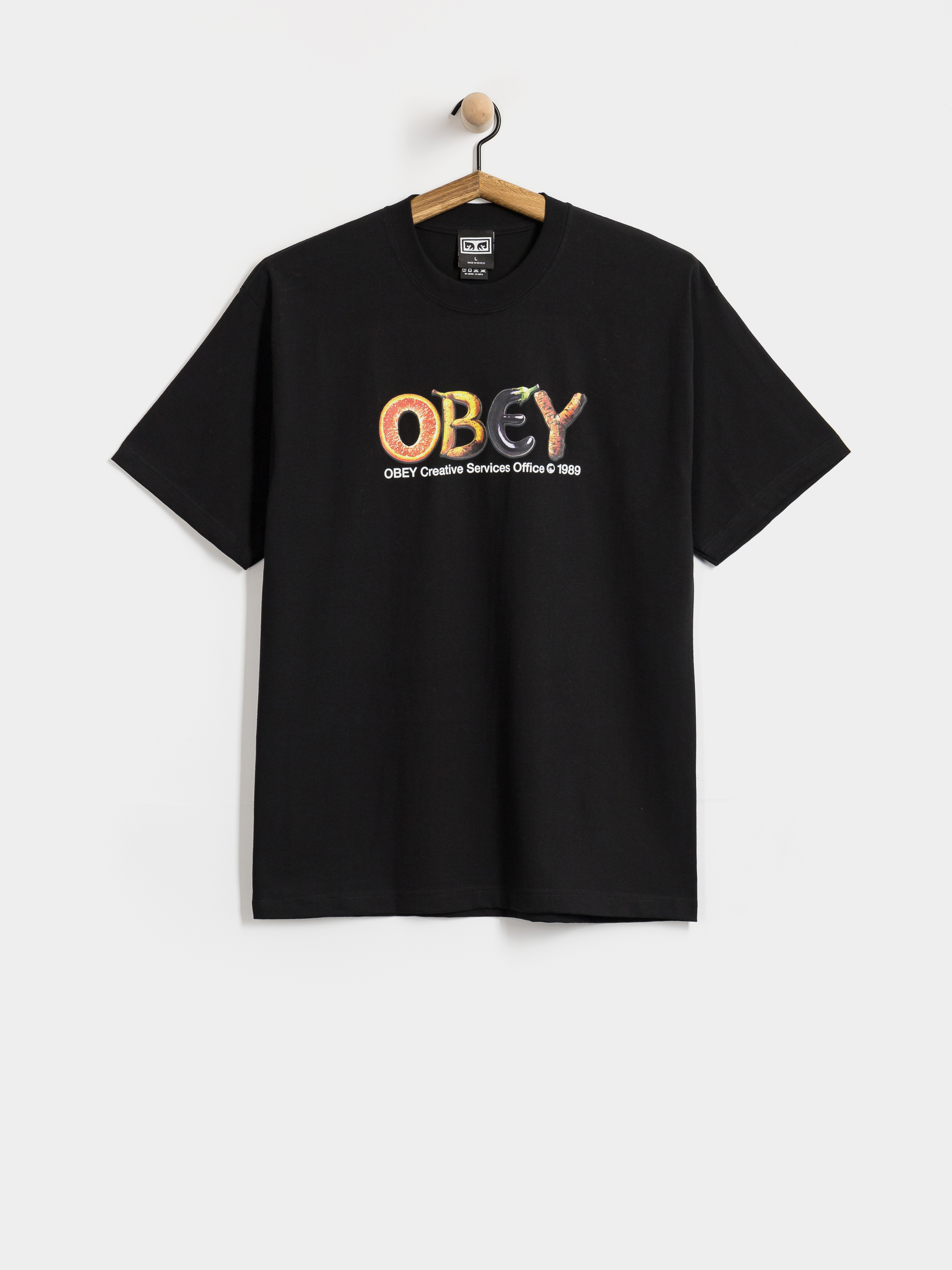 Tričko OBEY Creative Services Office (black)