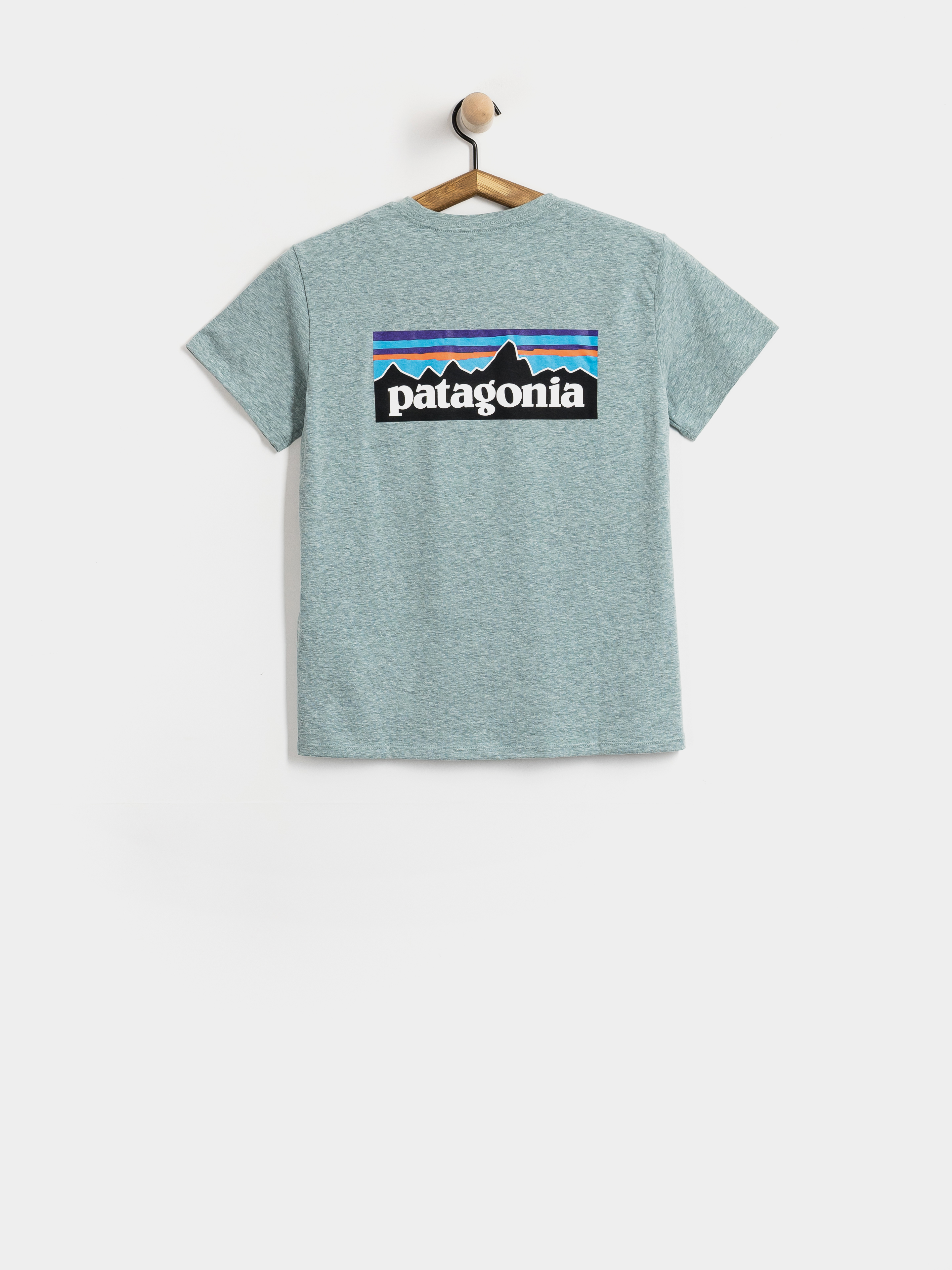 Tričko Patagonia P 6 Logo Responsibili Wmn (blue sage)