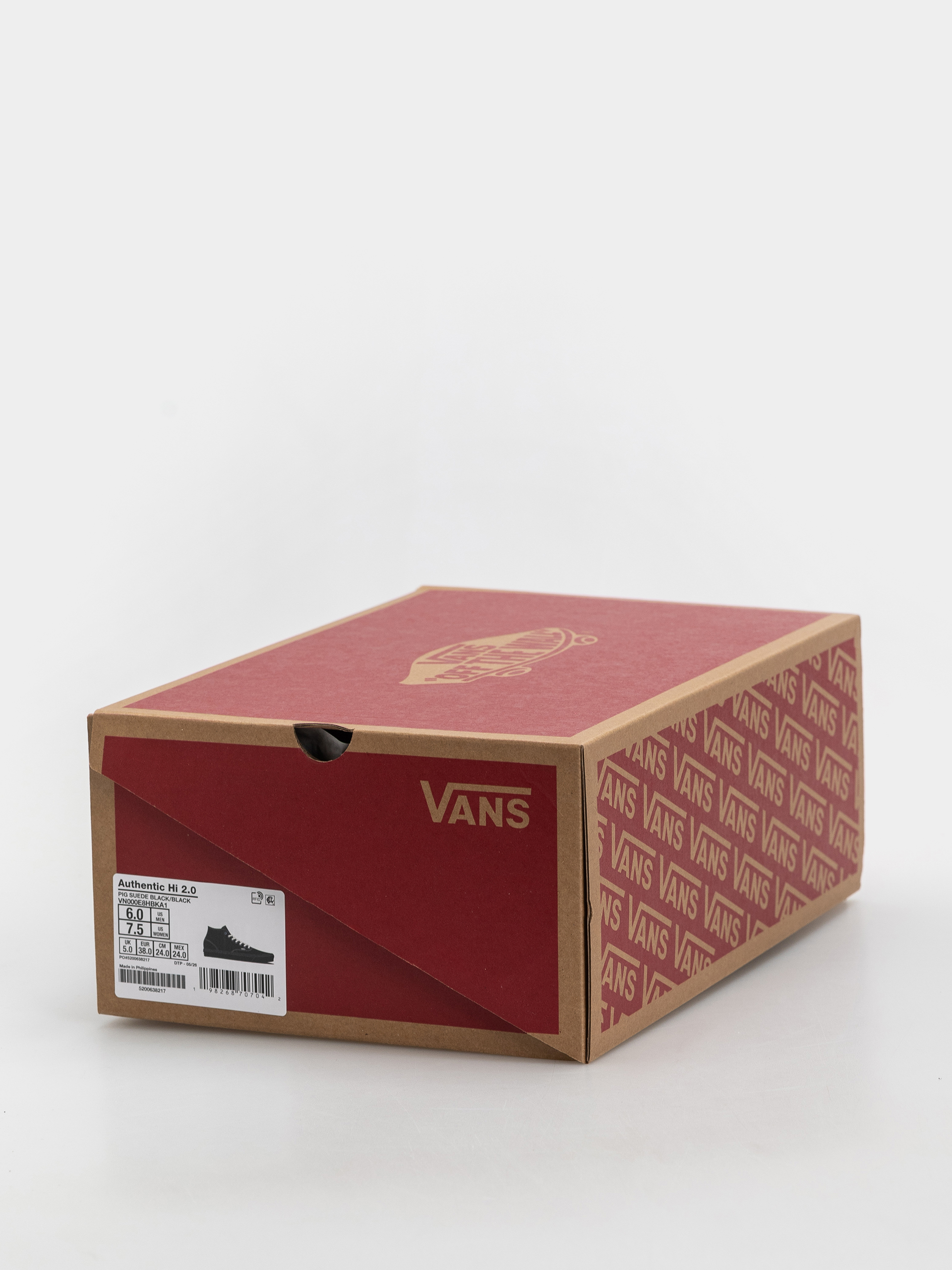 Topánky Vans Authentic Hi 2.0 (black/black)