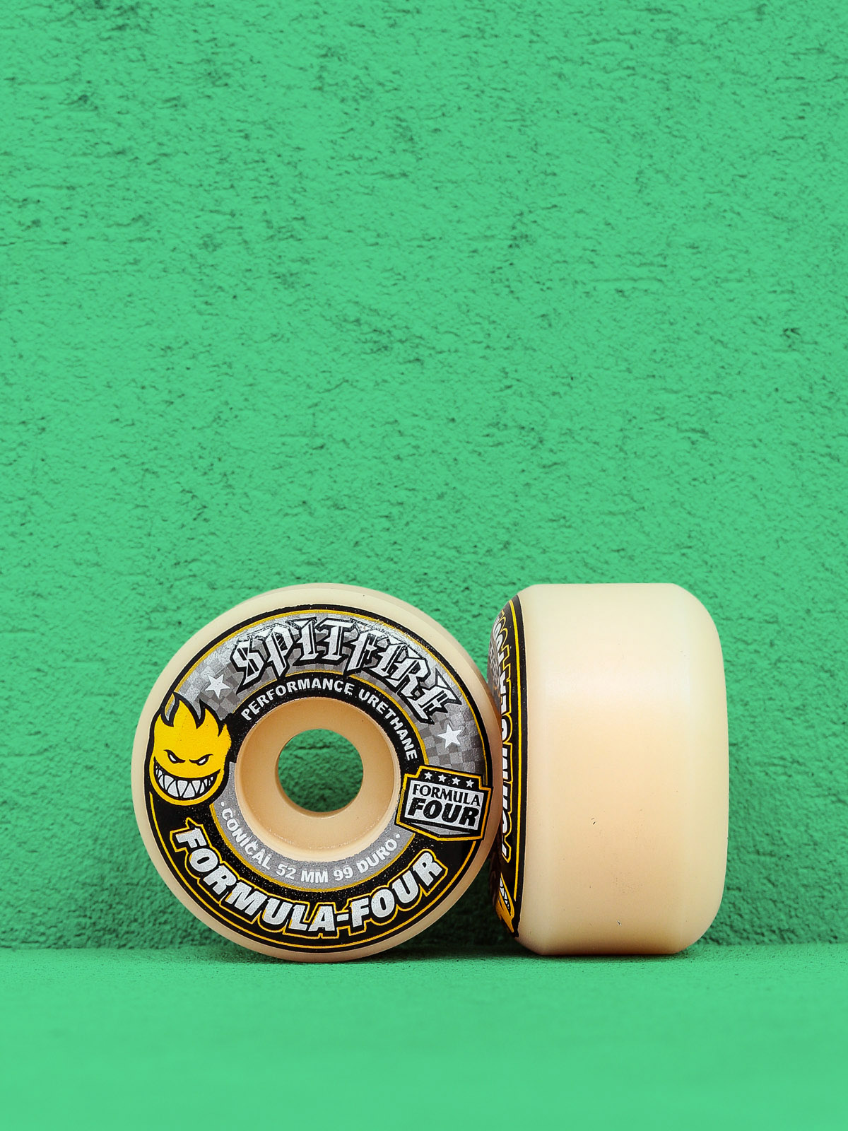 Kolieska Spitfire Formula Four 99 Duro Conical (yellow print/white)