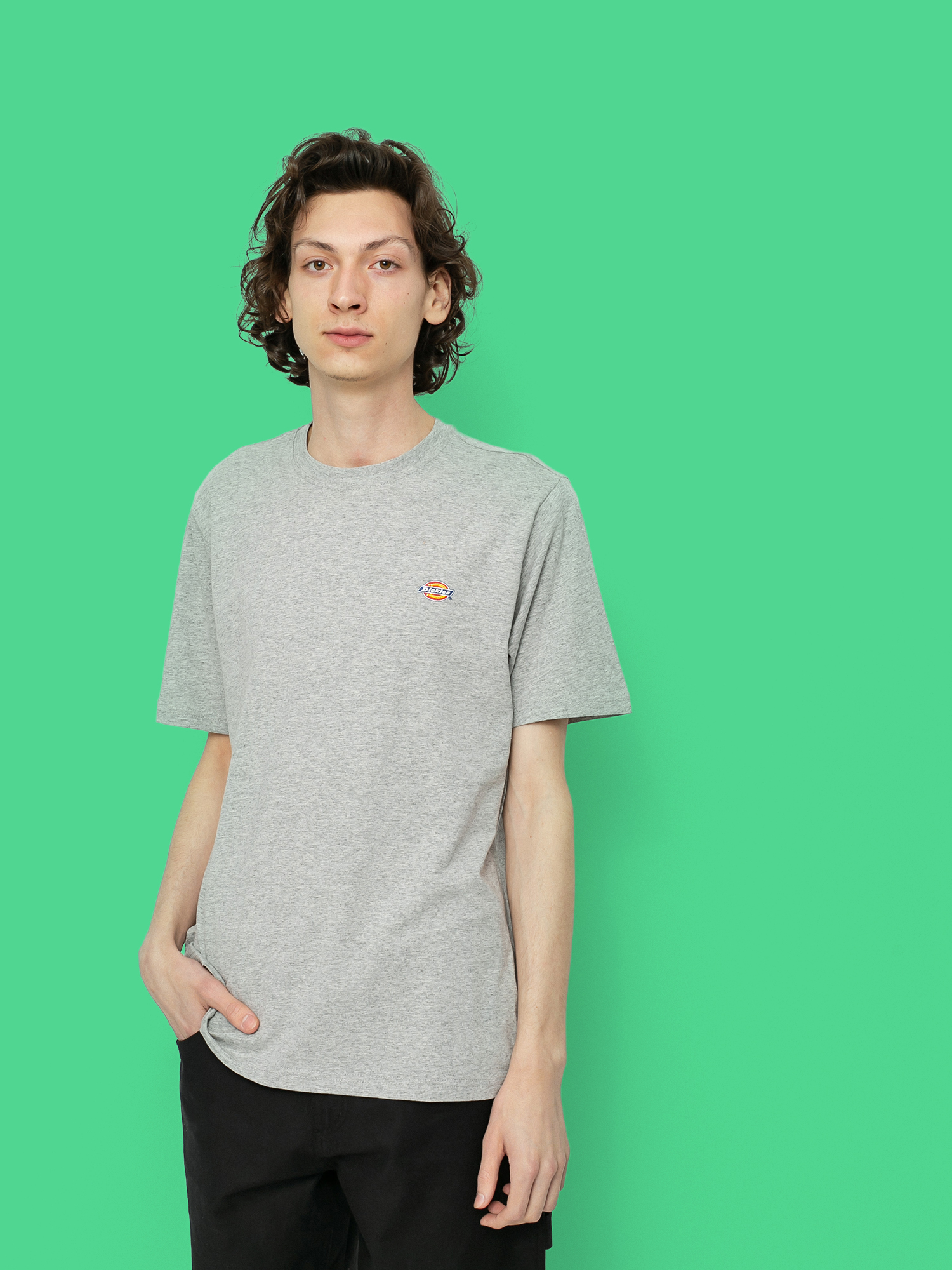 Tričko Dickies Mapleton (grey melange)