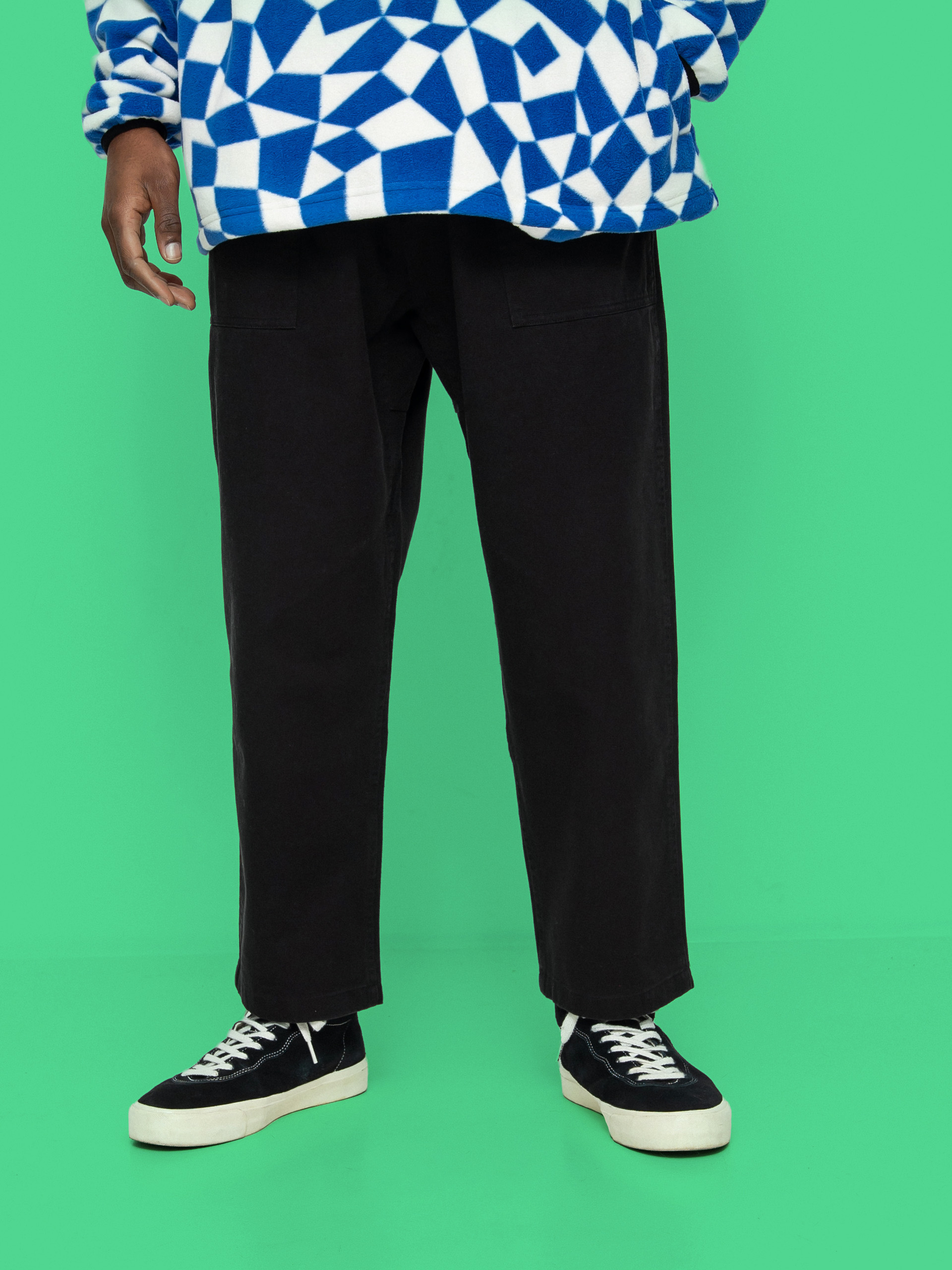 Nohavice Gramicci Loose Tapered (black)