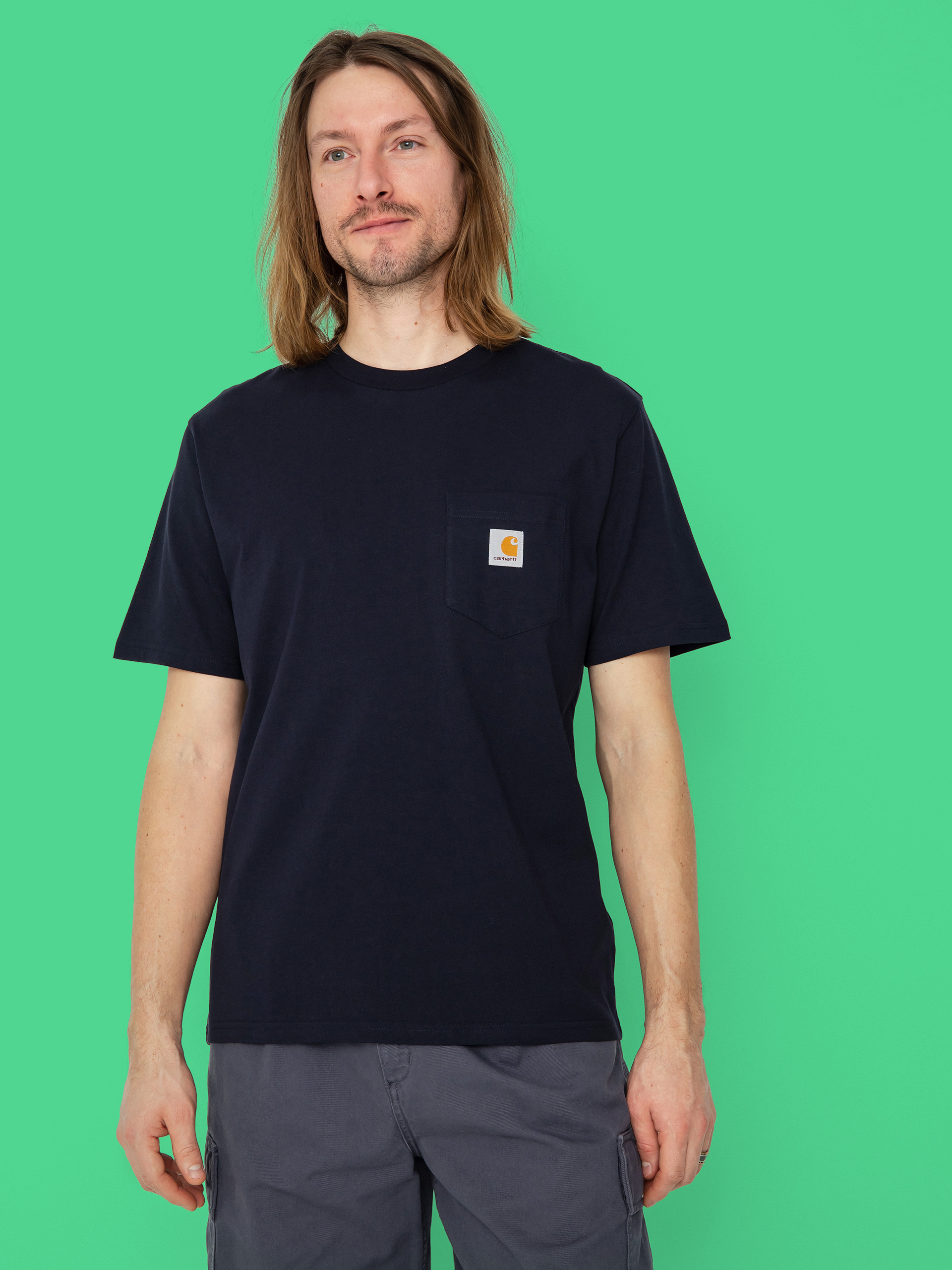 Tričko Carhartt WIP Pocket (dark navy)