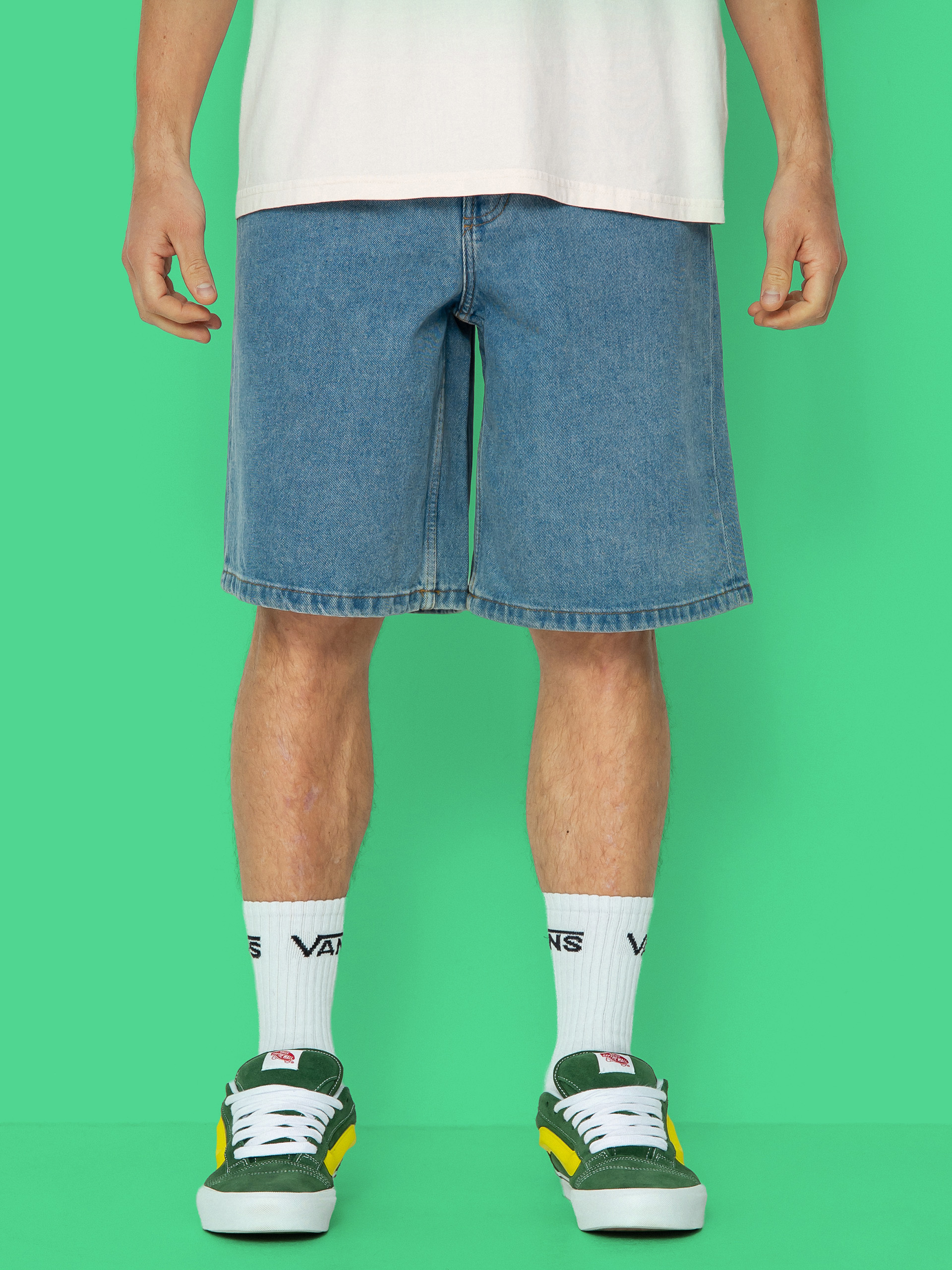 Kraťasy Vans Check 5 Baggy Denim (stonewash/blue)