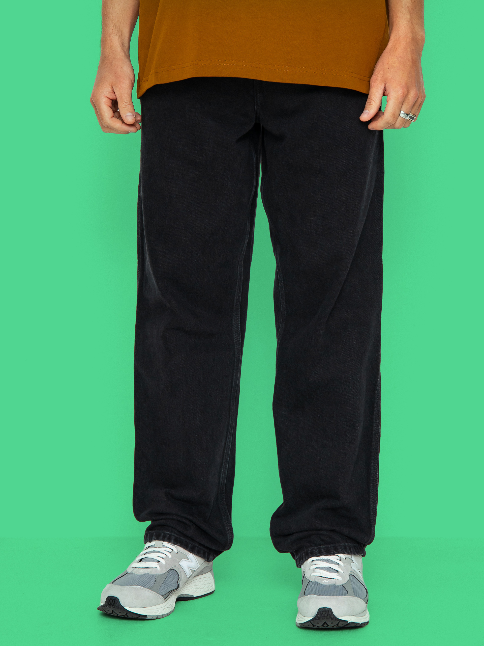 Nohavice Carhartt WIP Single Knee (black)