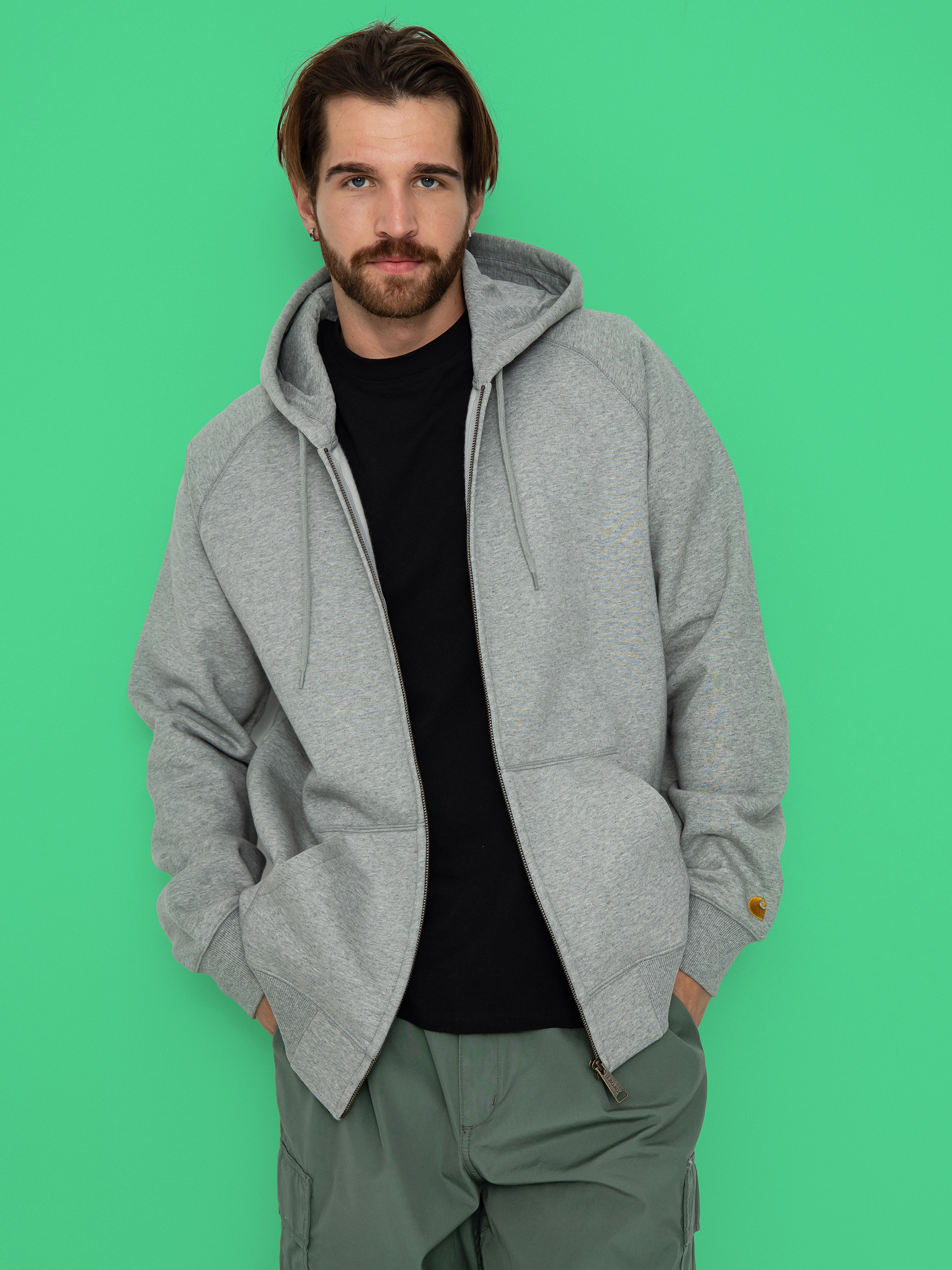 Mikina s kapucňou Carhartt WIP Chase ZHD