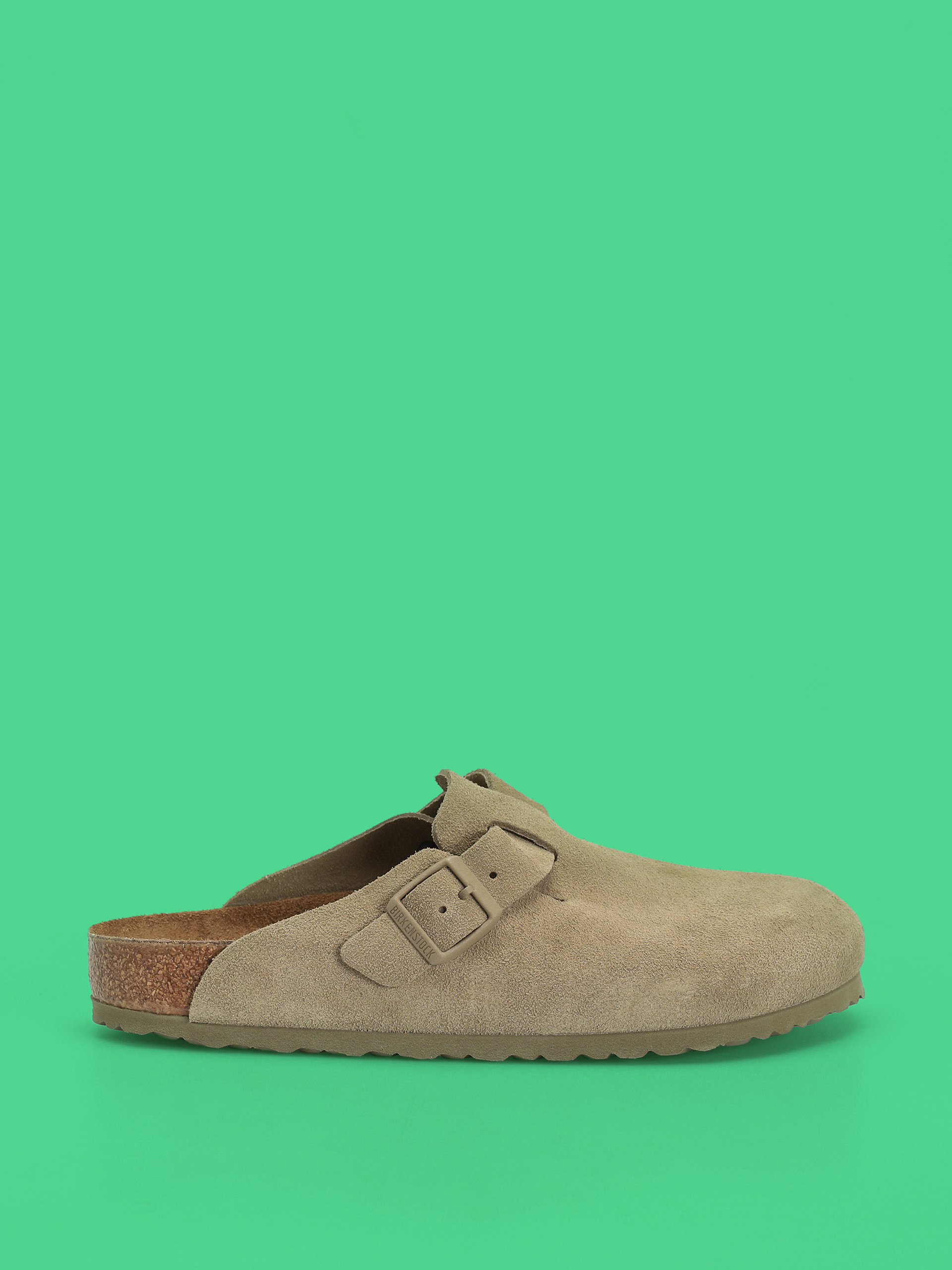 Šľapky Birkenstock Boston Suede Leather Regular