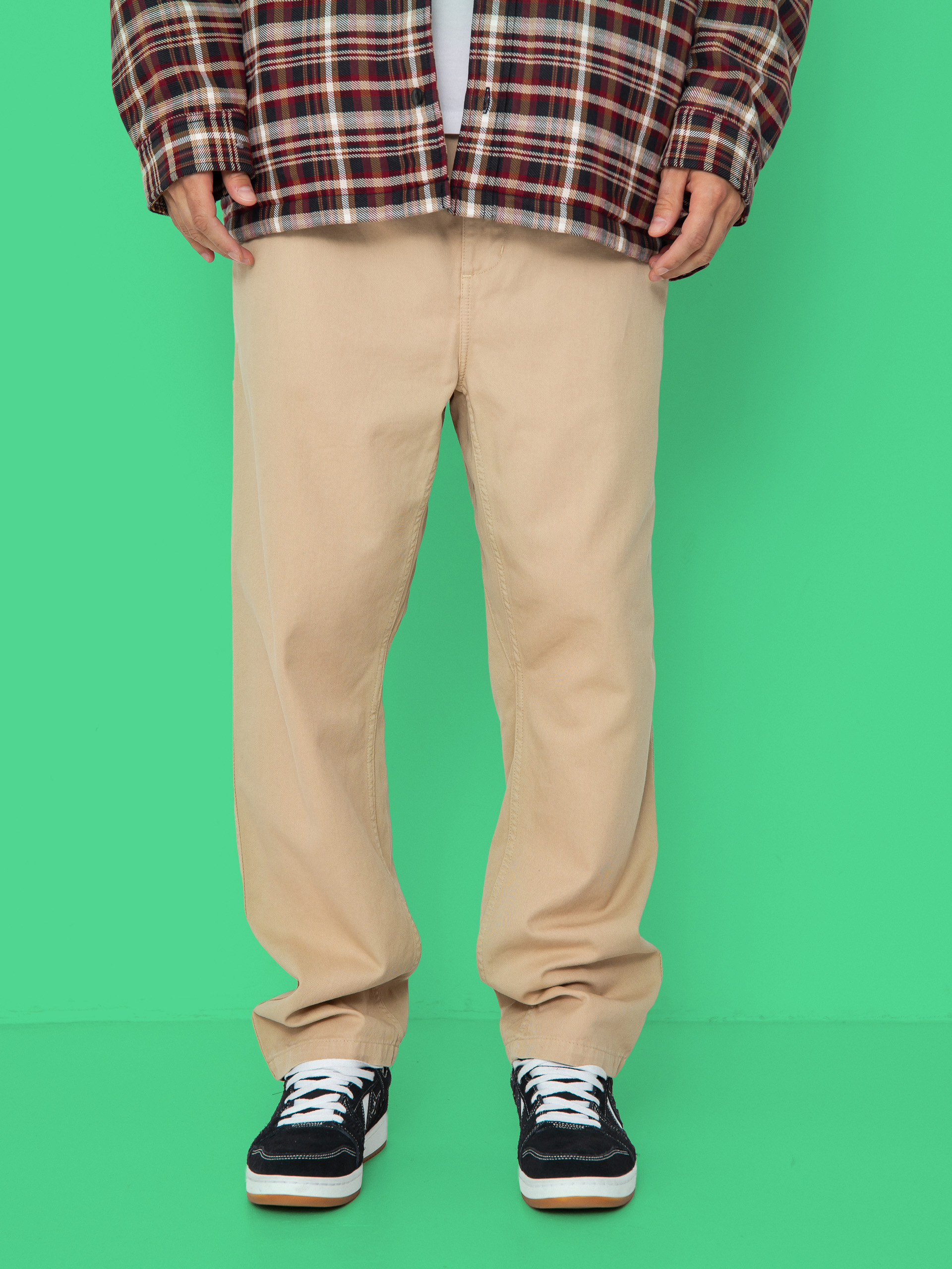Nohavice Carhartt WIP Flint (wall/garment dyed)