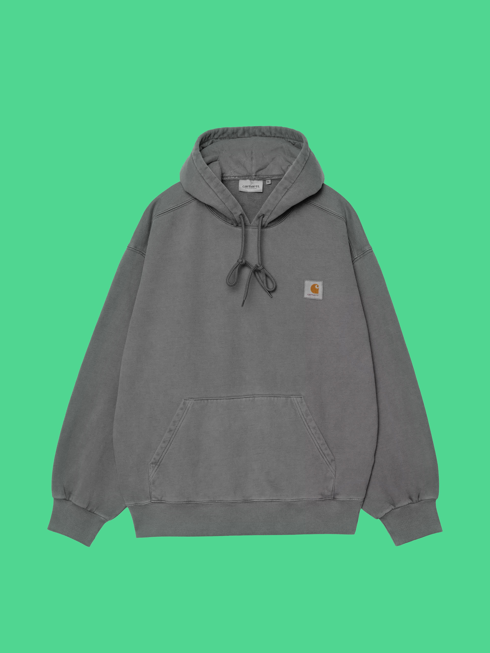 Mikina s kapucňou Carhartt WIP Vista HD (black/garment dyed)