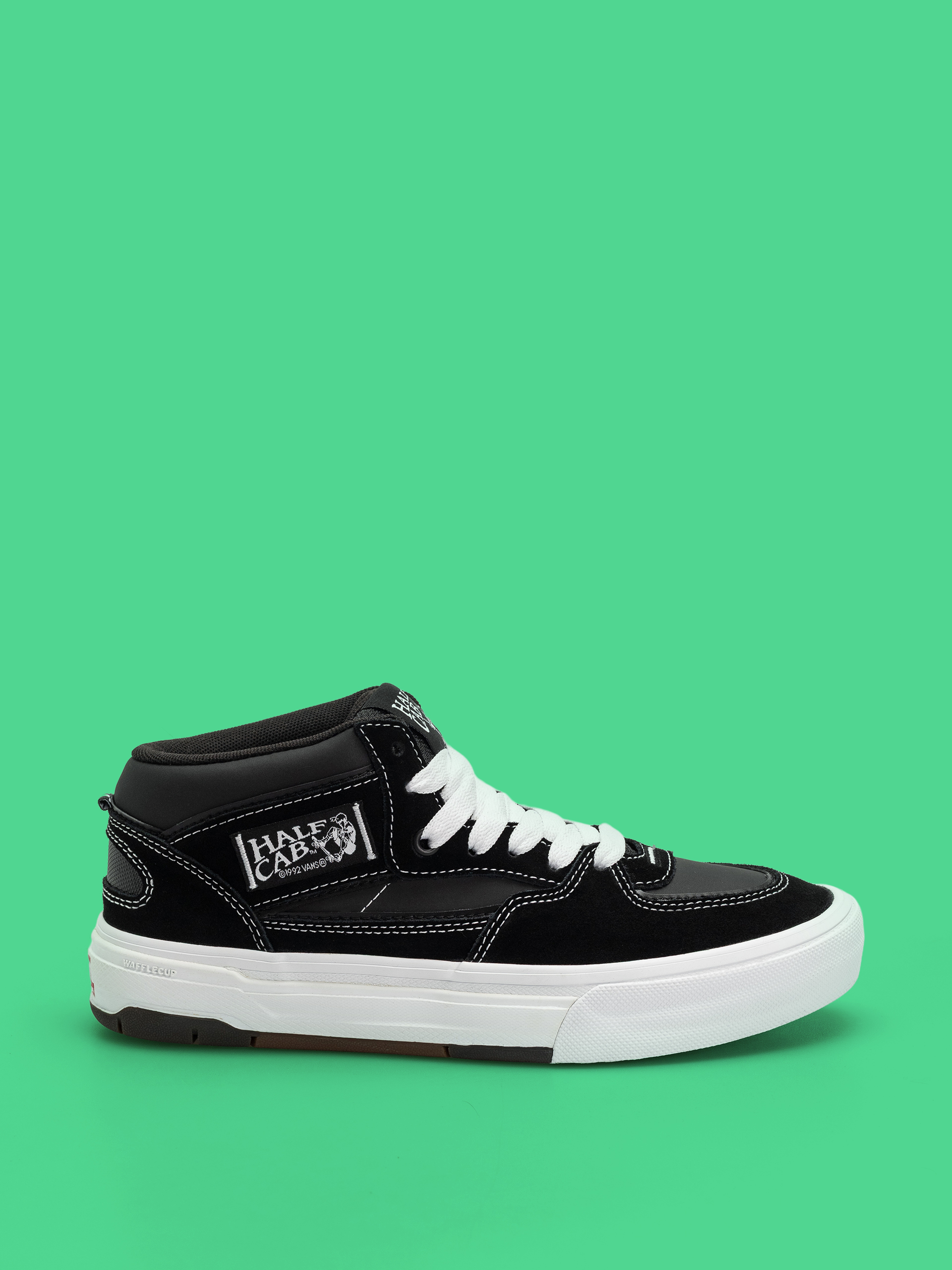 Topu00e1nky Vans Skate Half Cab Wafflecup (black/white)