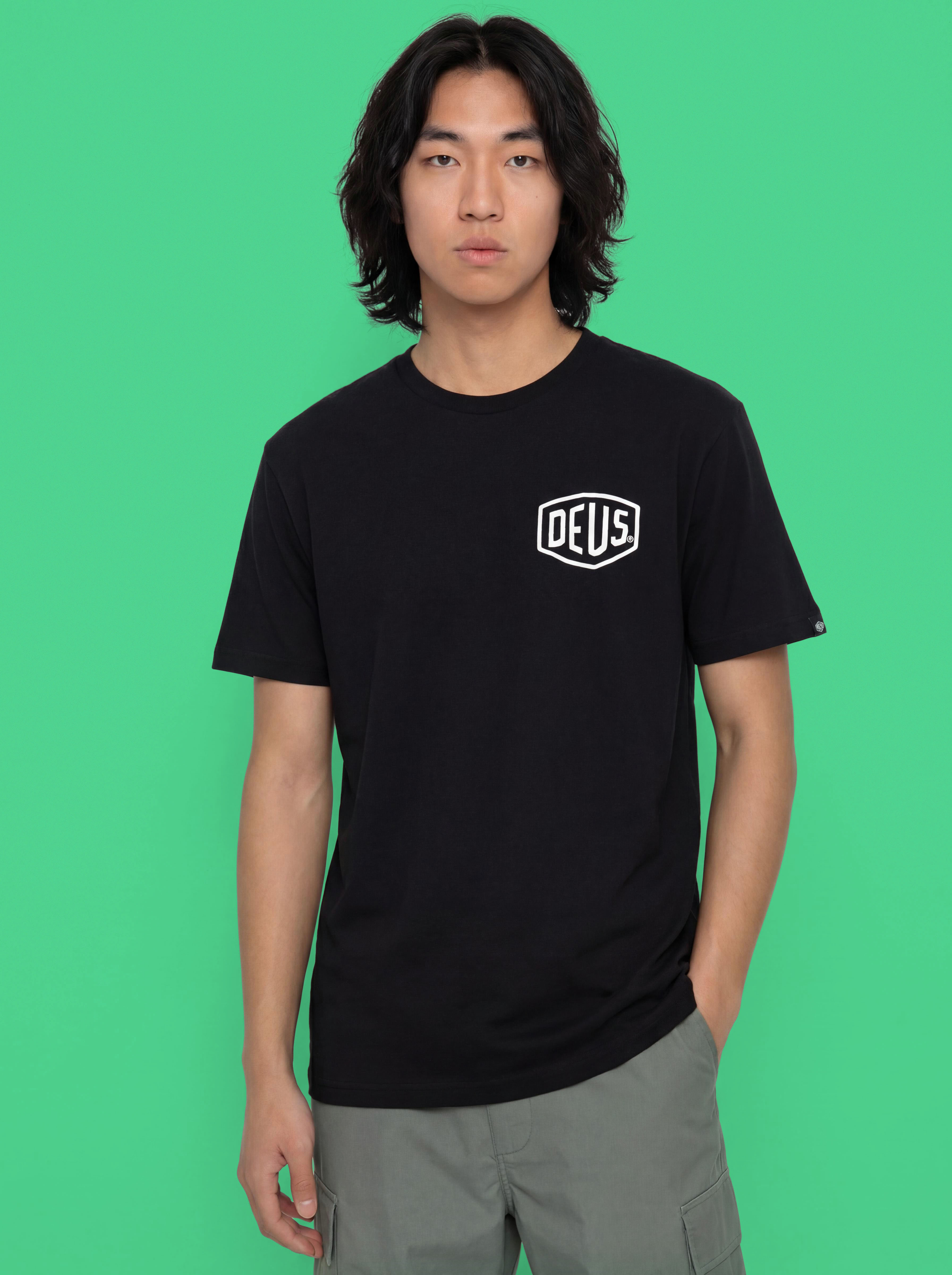 Tričko Deus Ex Machina Harajuku Address (black)