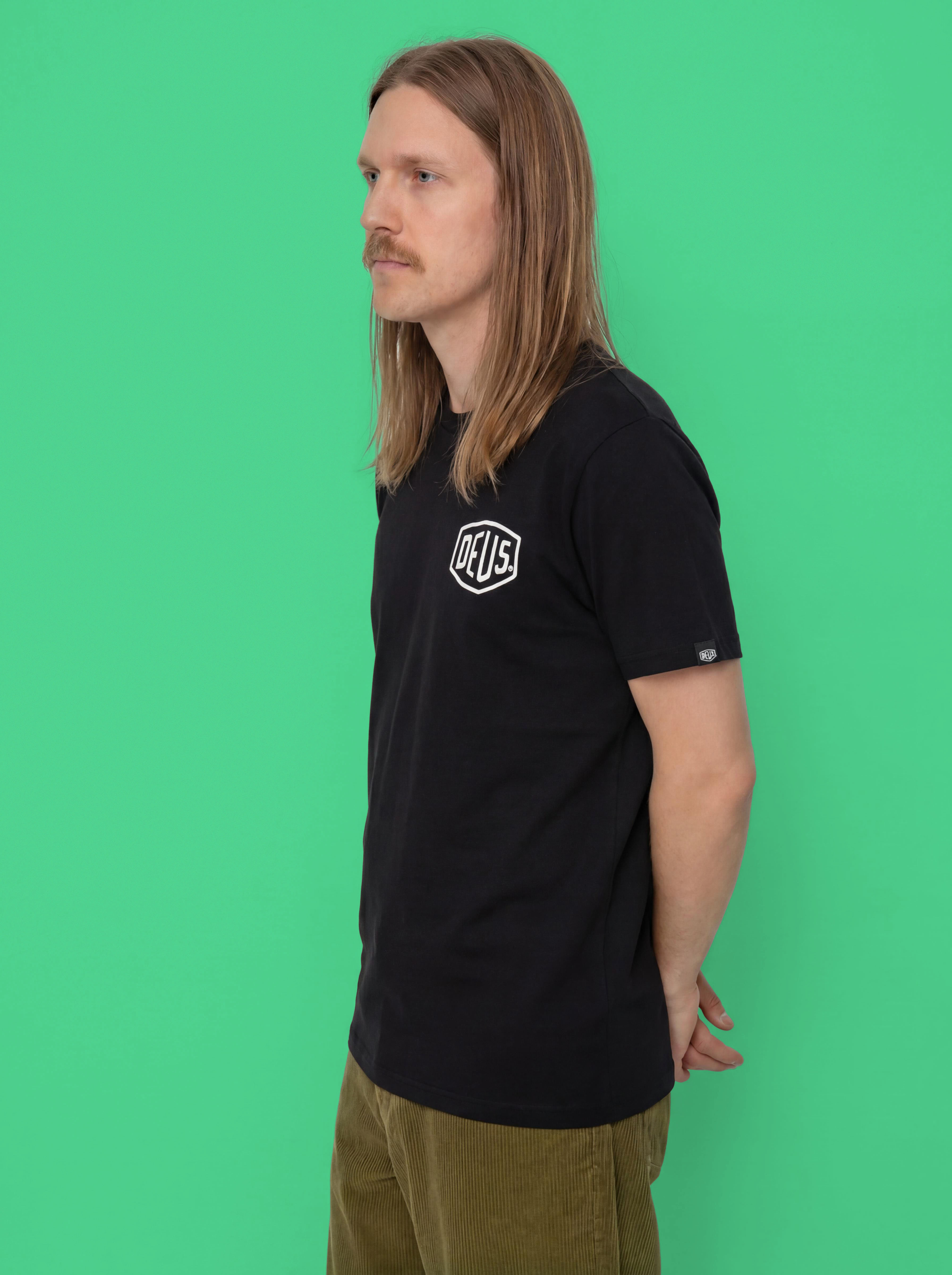 Tričko Deus Ex Machina Camperdown Address (black)