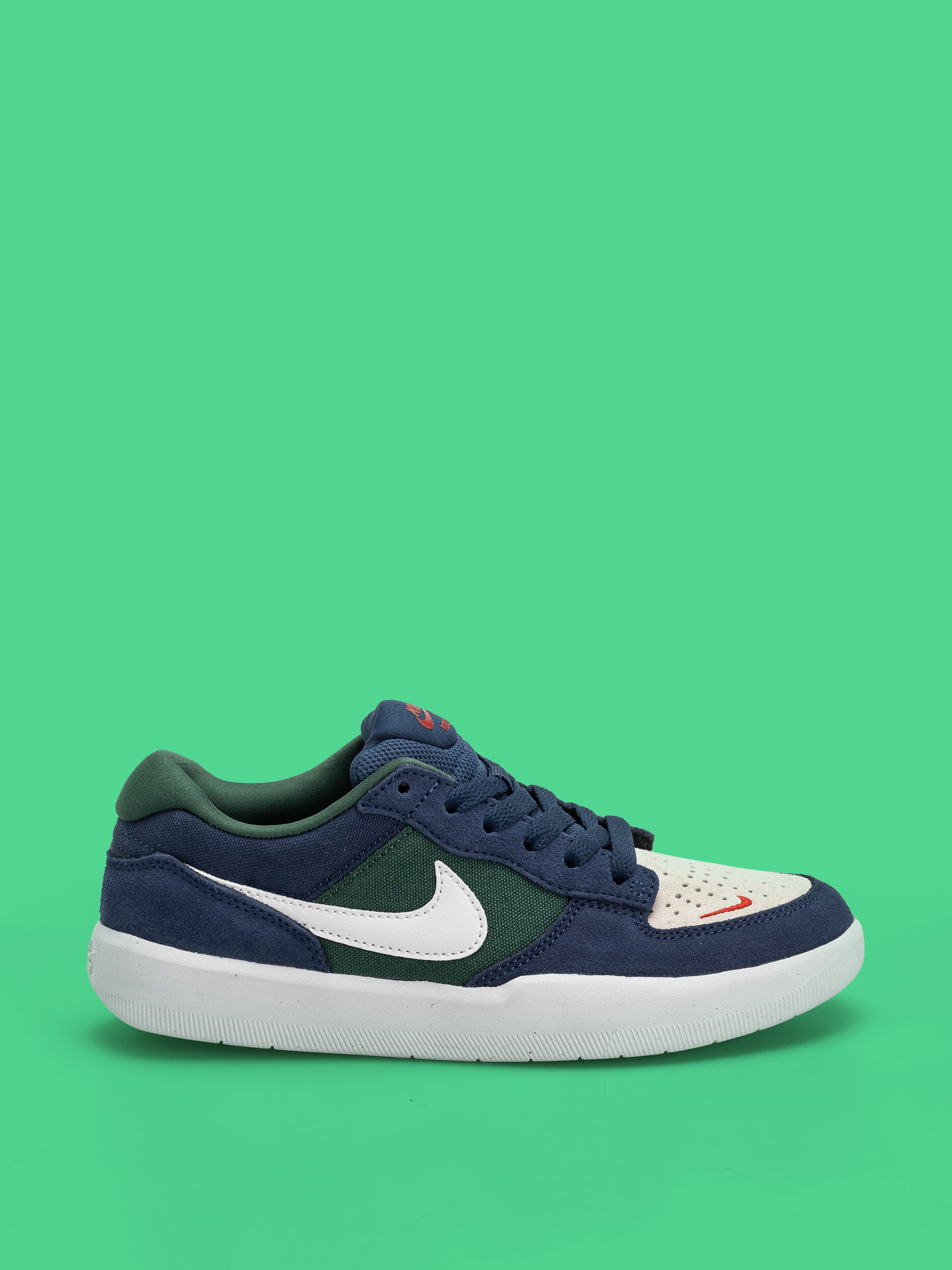 Topu00e1nky Nike SB Force 58 (navy/summit white/noble green/white)