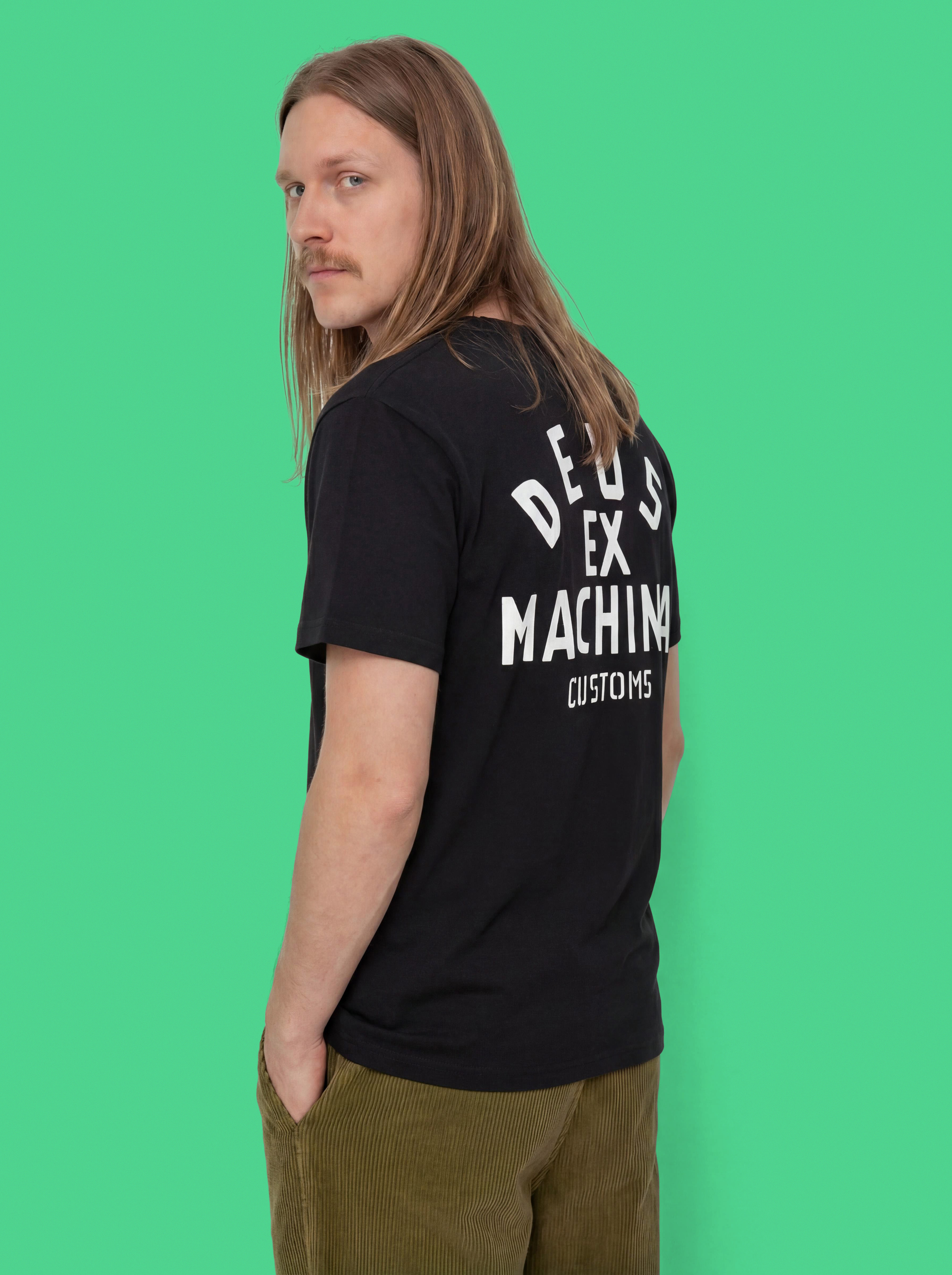 Tričko Deus Ex Machina Pisstin (black)