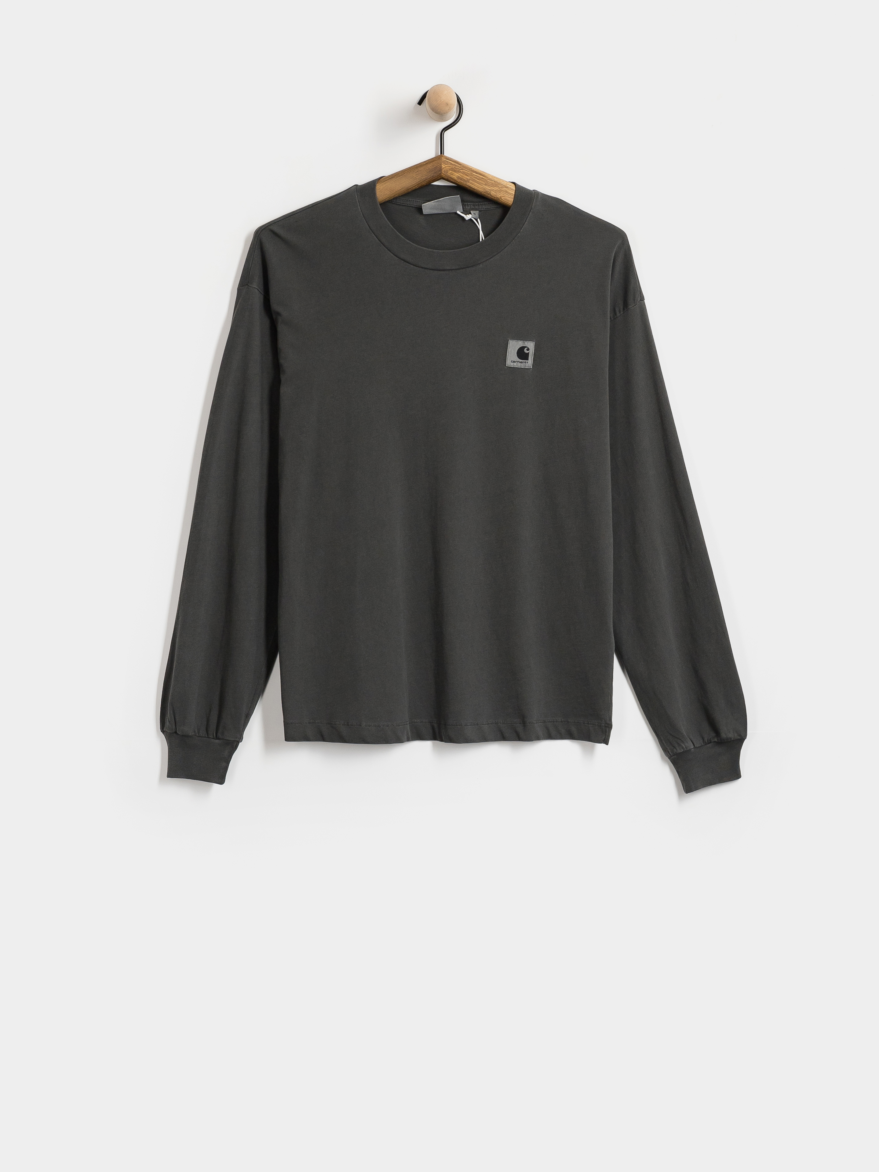 Triko Carhartt WIP Nelson Wmn (black/garment dyed)