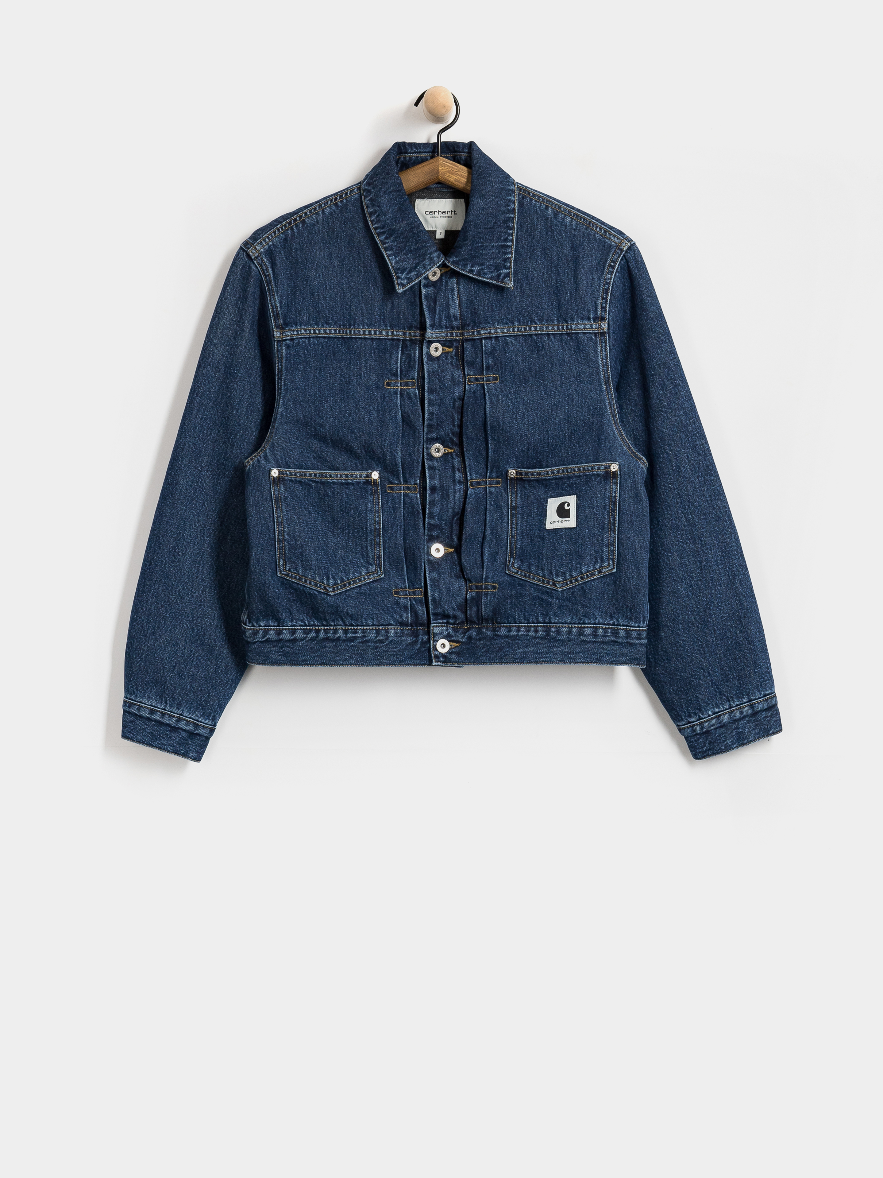 Bunda Carhartt WIP Belmar Wmn (blue/stone washed)