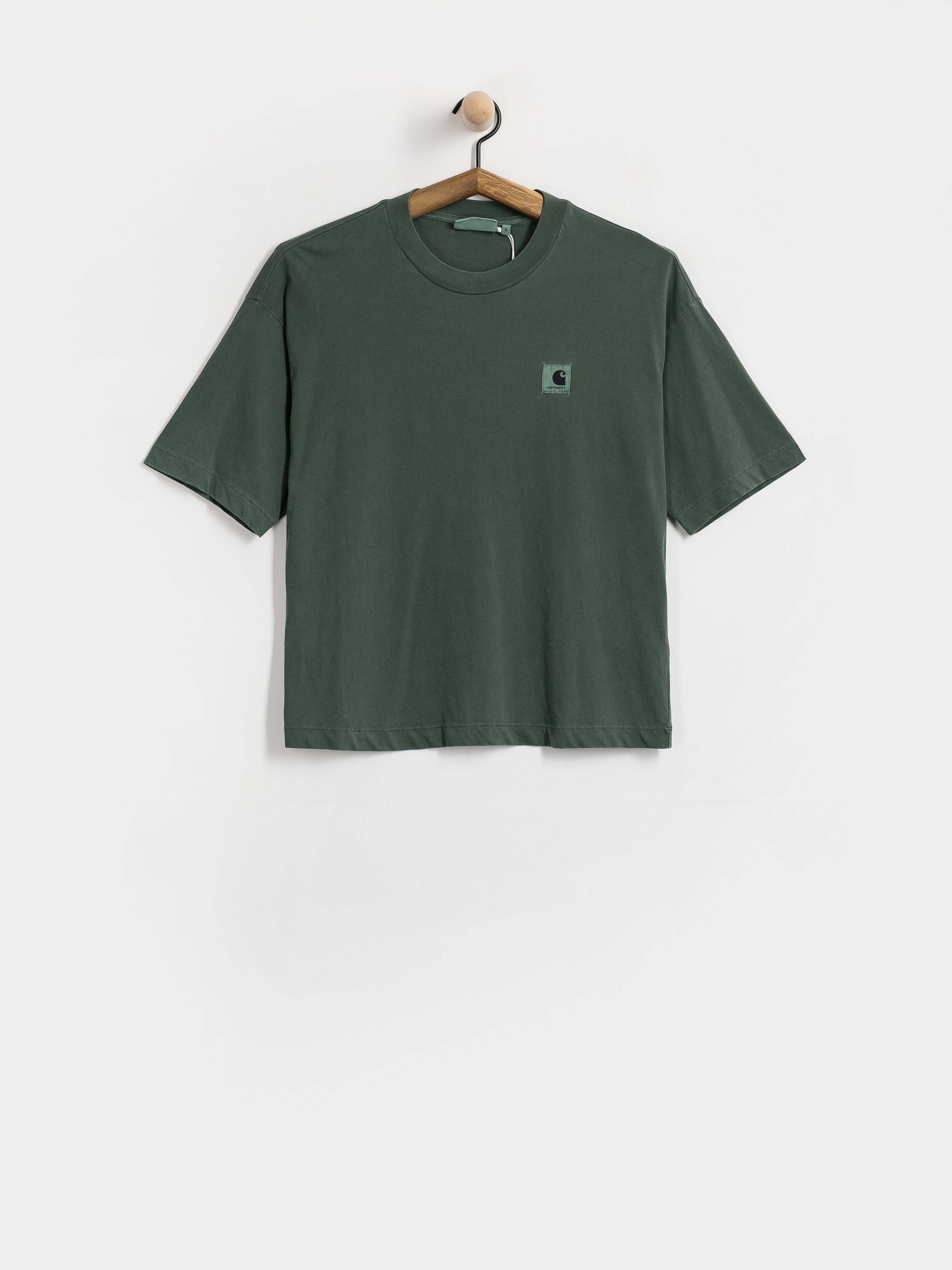 Tričko Carhartt WIP Nelson Wmn (dark scarab/garment dyed)