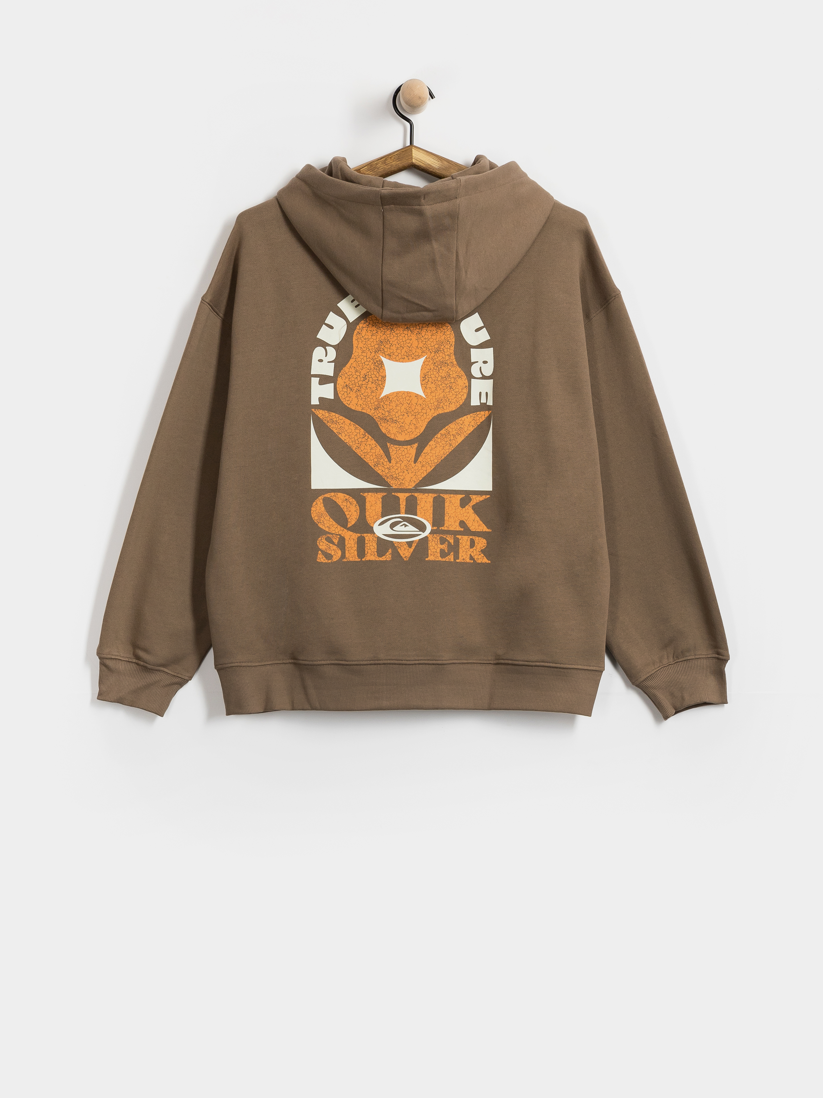 Mikina s kapucňou Quiksilver Standard HD Wmn (pine bark)