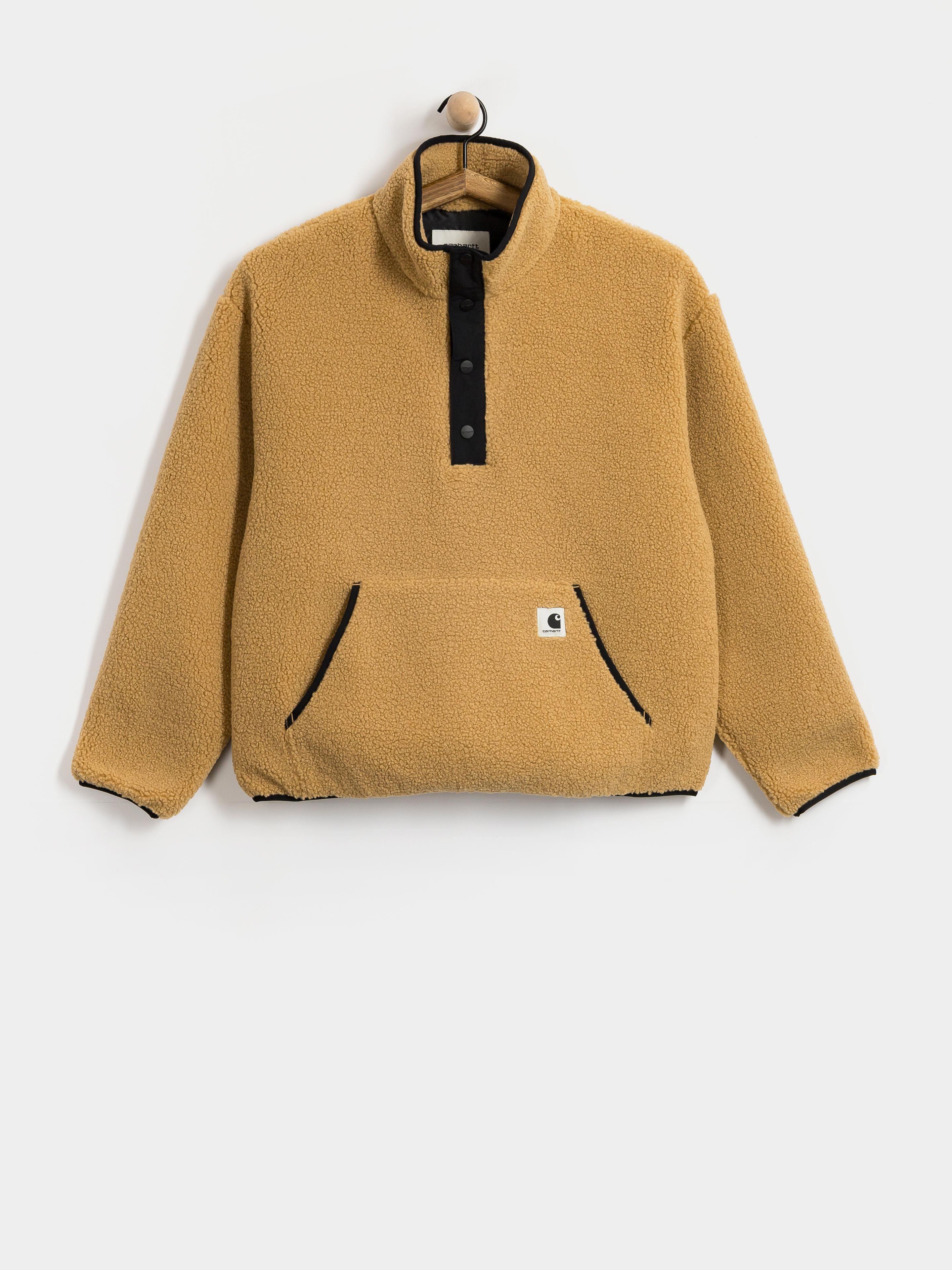 Flu00edsovu00e1 mikina Carhartt WIP Elliot Wmn (wip dusty h/black)