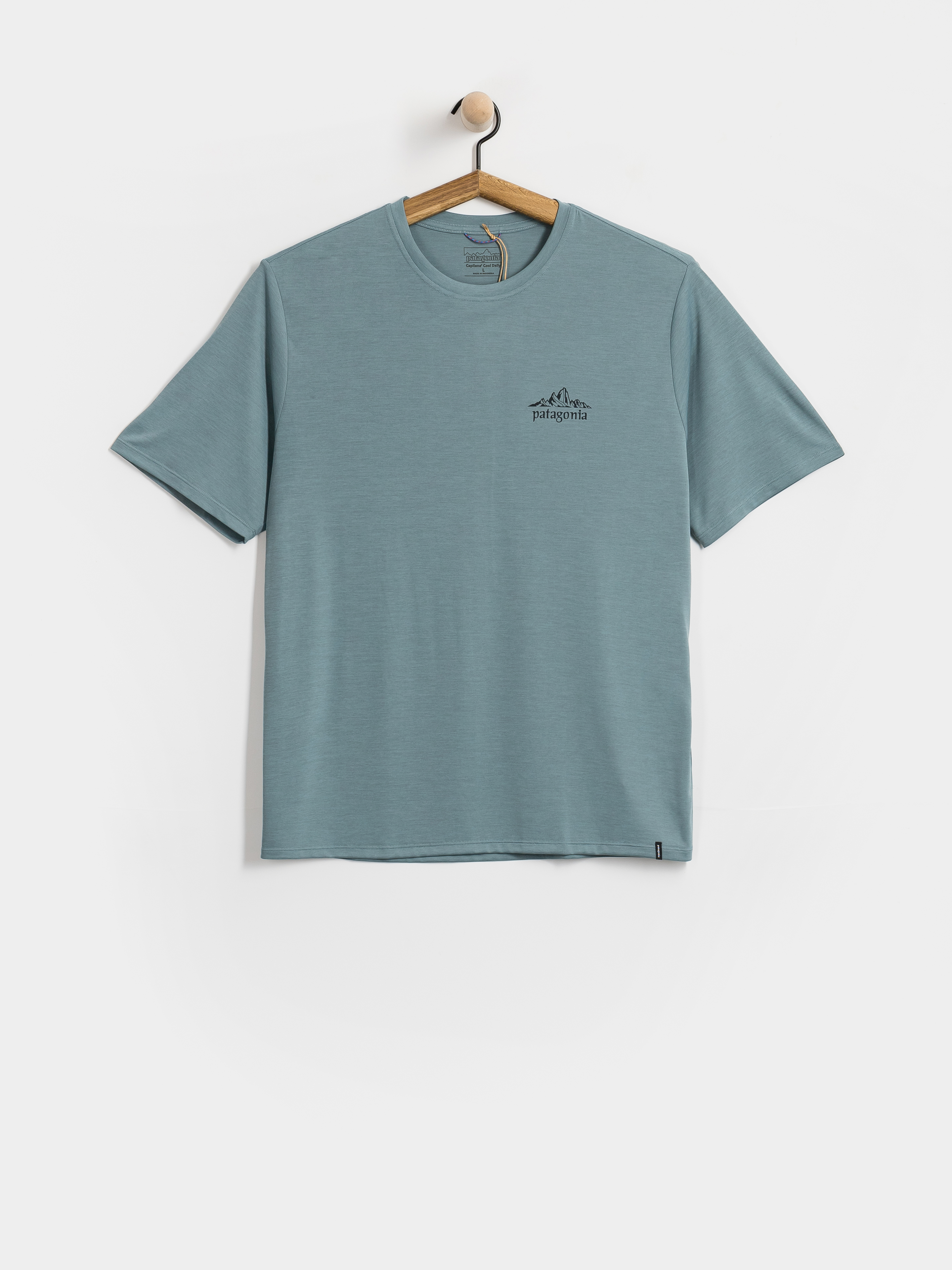 Tričko Patagonia Cap Cool Daily Cloud Crag (blue sage light blue sage x dye)